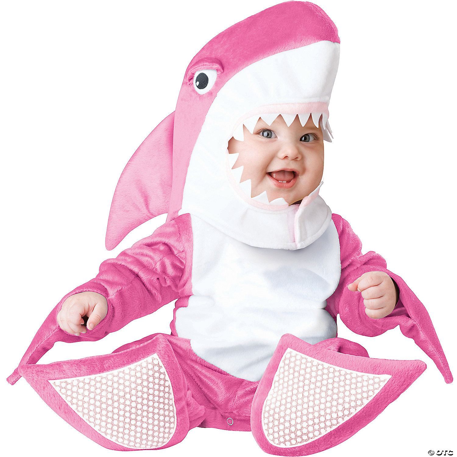 LITTLE SHARK TODDLER COSTUME PINK - HALLOWEEN