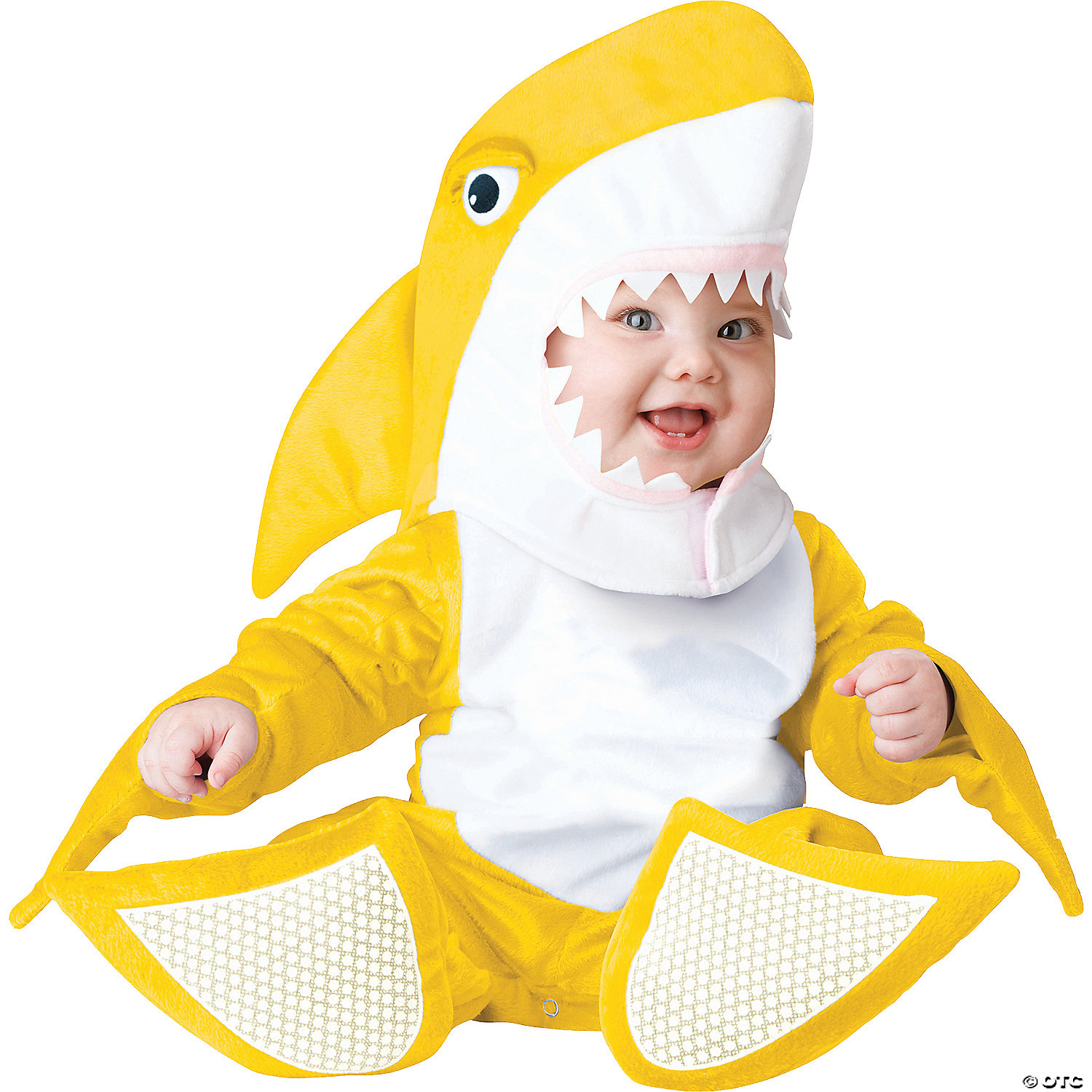 LITTLE SHARK TD COSTUME YELLOW - HALLOWEEN