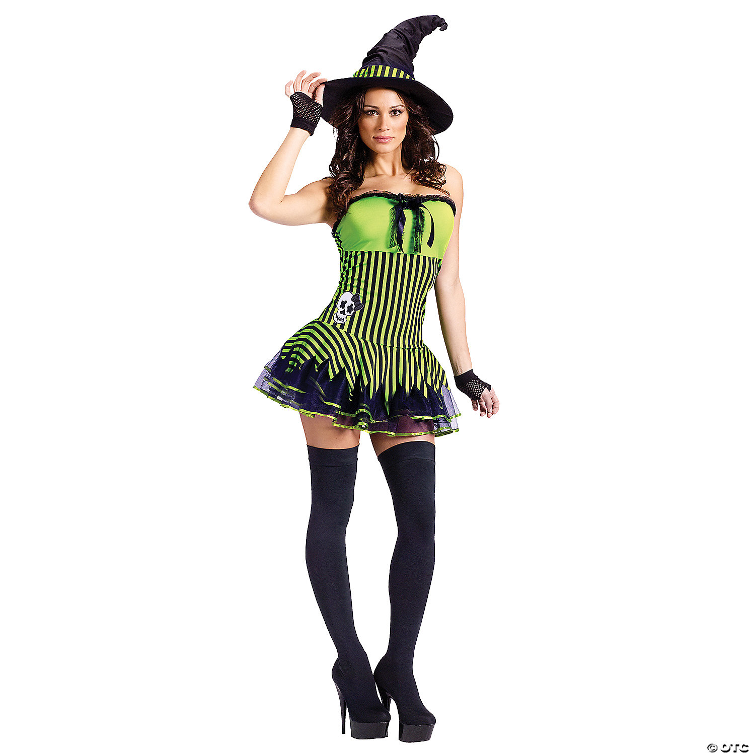 WOMEN'S ROCKIN WITCH COSTUME - HALLOWEEN