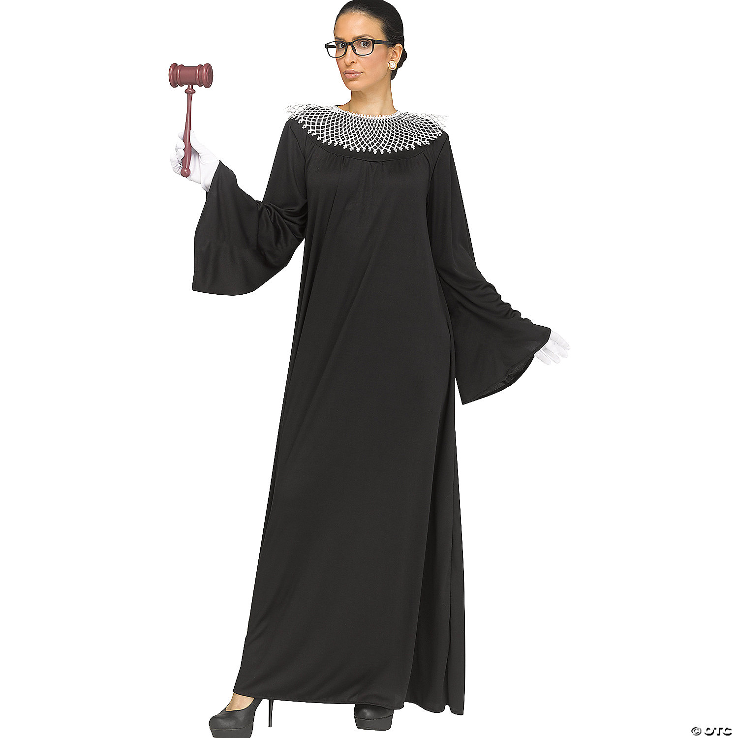 ADULT LADY JUSTICE WITH MALLET - HALLOWEEN