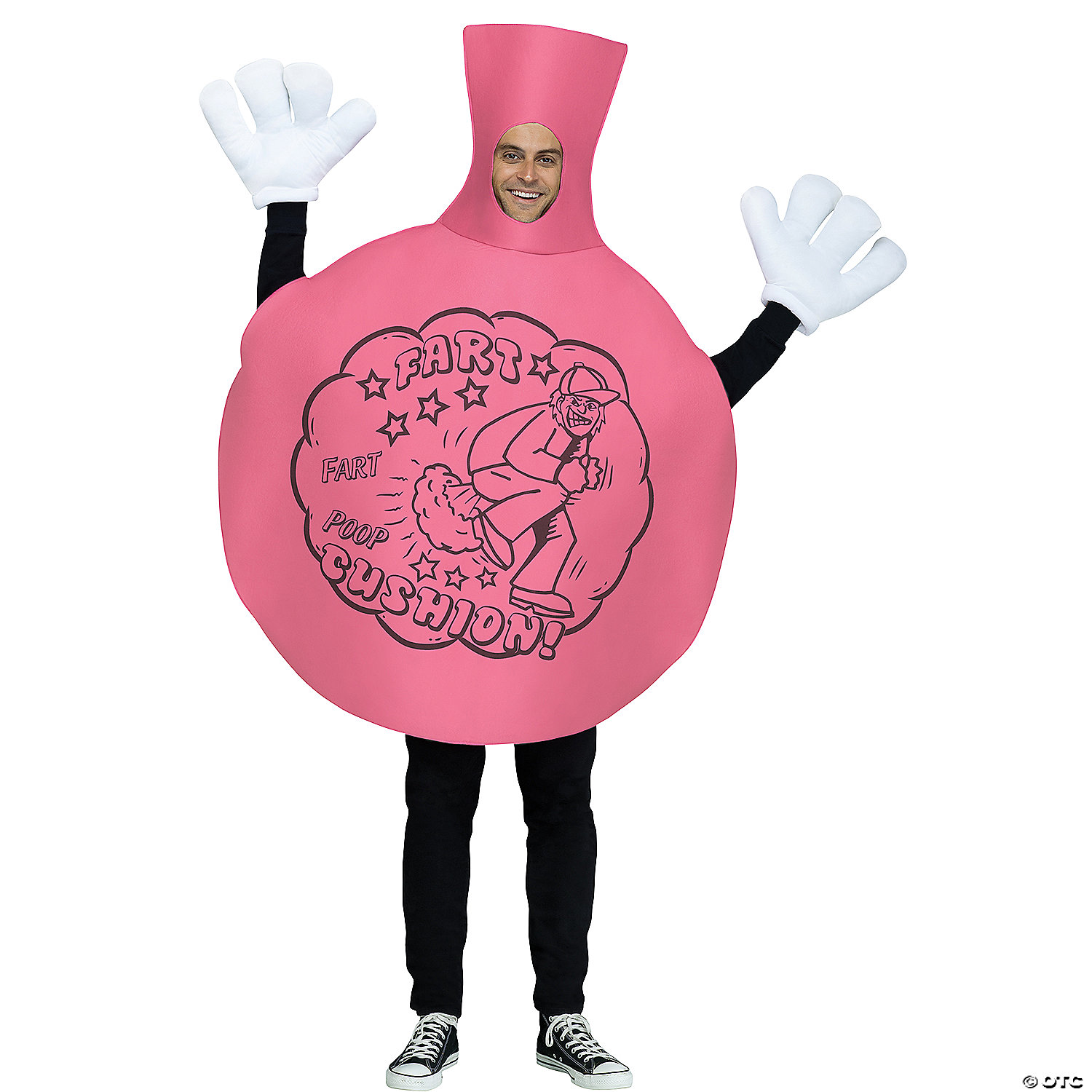 ADULT WHOOPEE CUSHION COSTUME WITH SOUND - HALLOWEEN