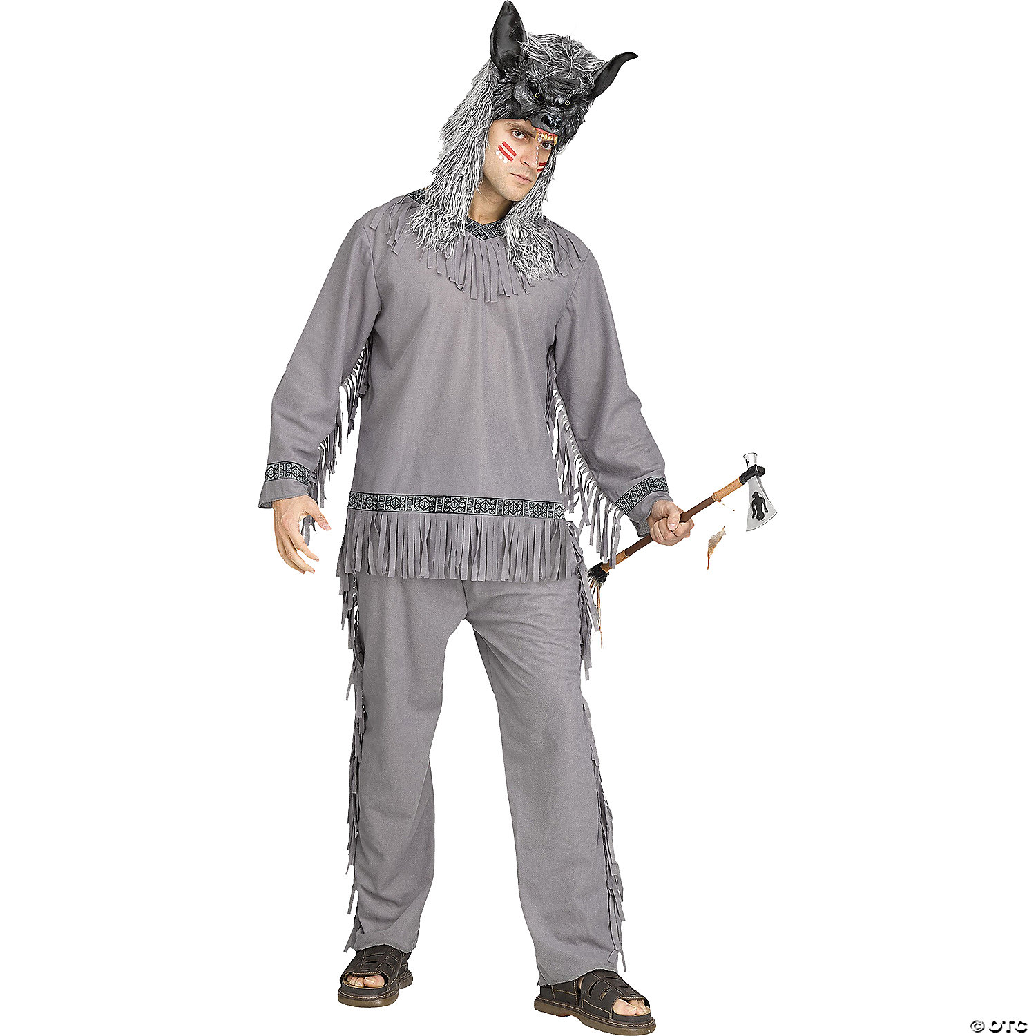 ADULT WOLF WARRIOR COSTUME - HALLOWEEN