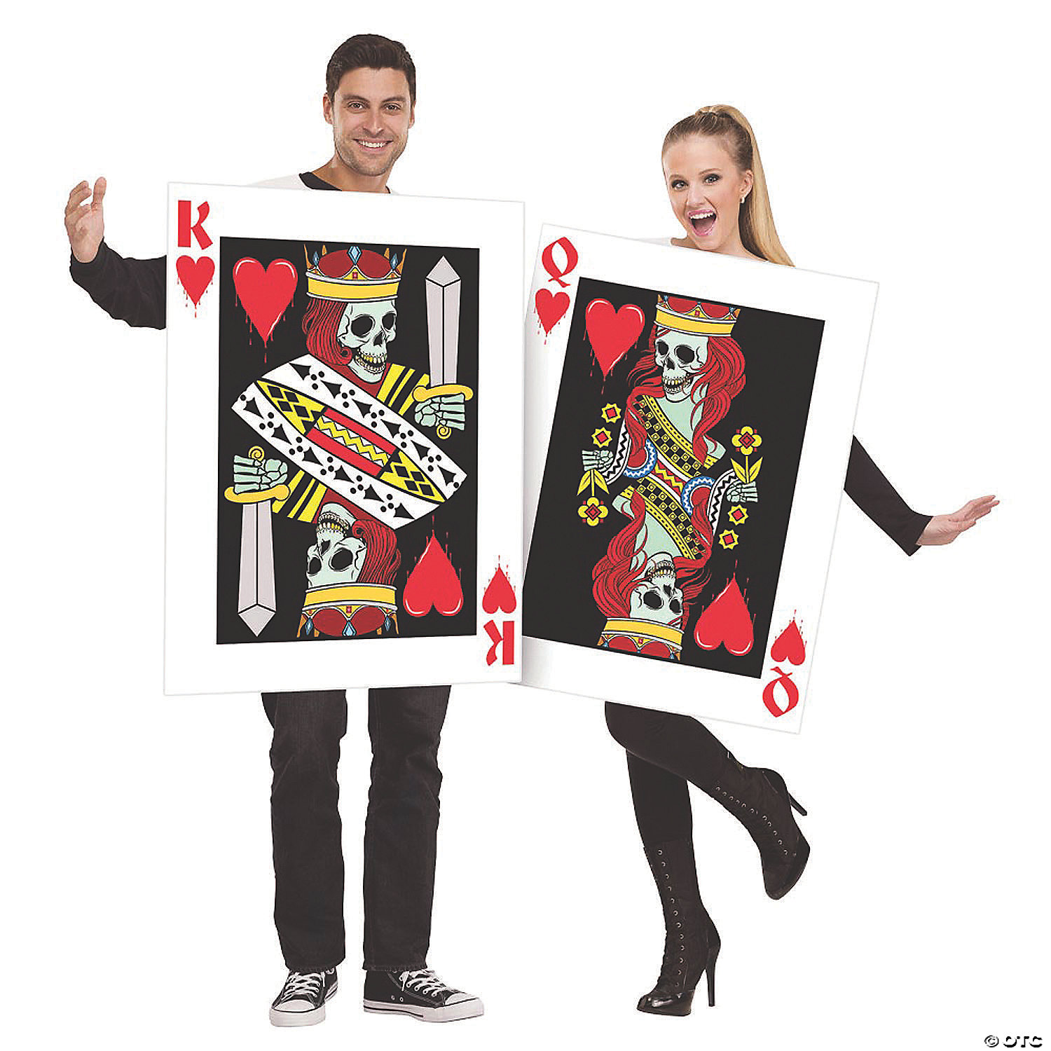 KING AND QUEEN OF HEARTS 2 COS - HALLOWEEN