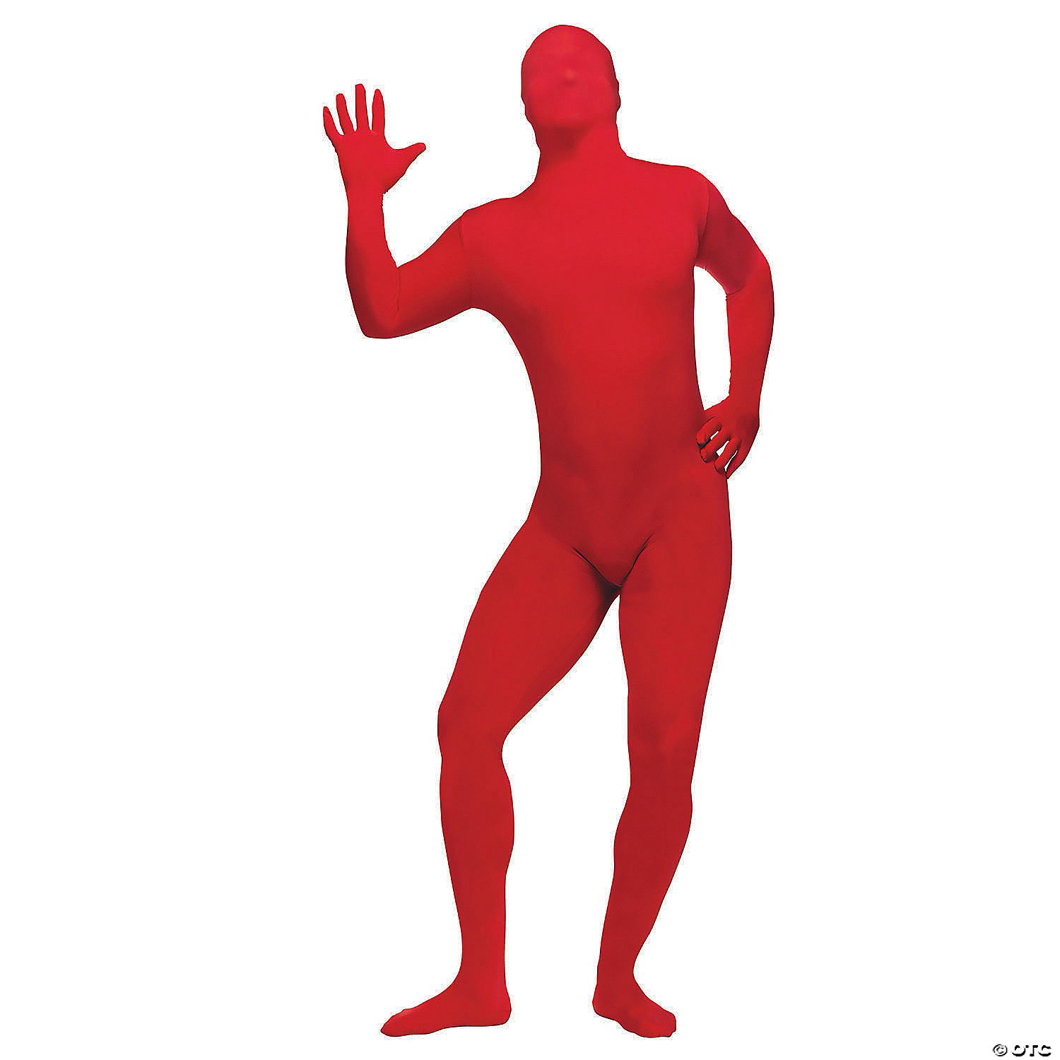 SKIN SUIT RED ADULT PLUS - HALLOWEEN