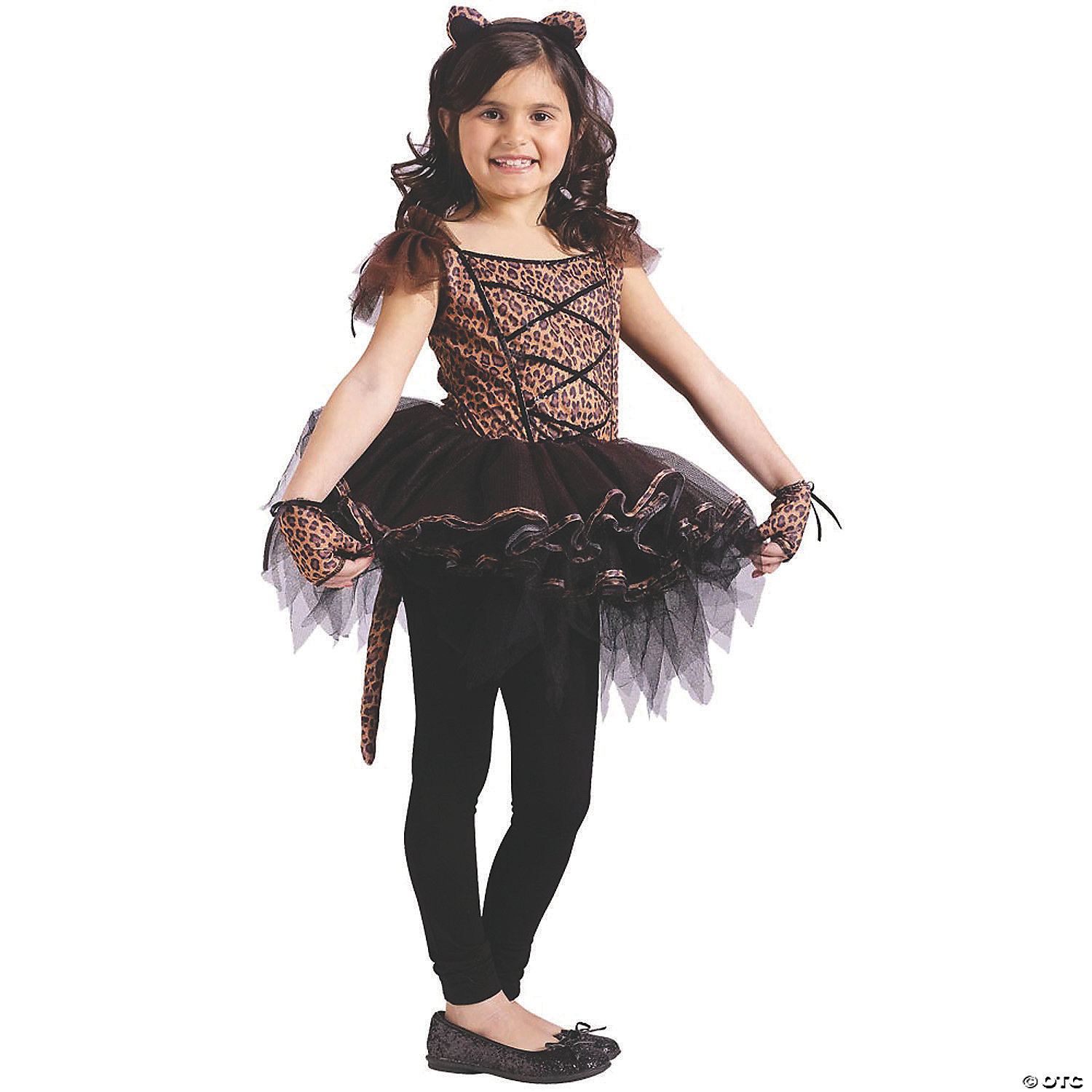 BALLERINA LEOPARD CHLD 12-14 - HALLOWEEN