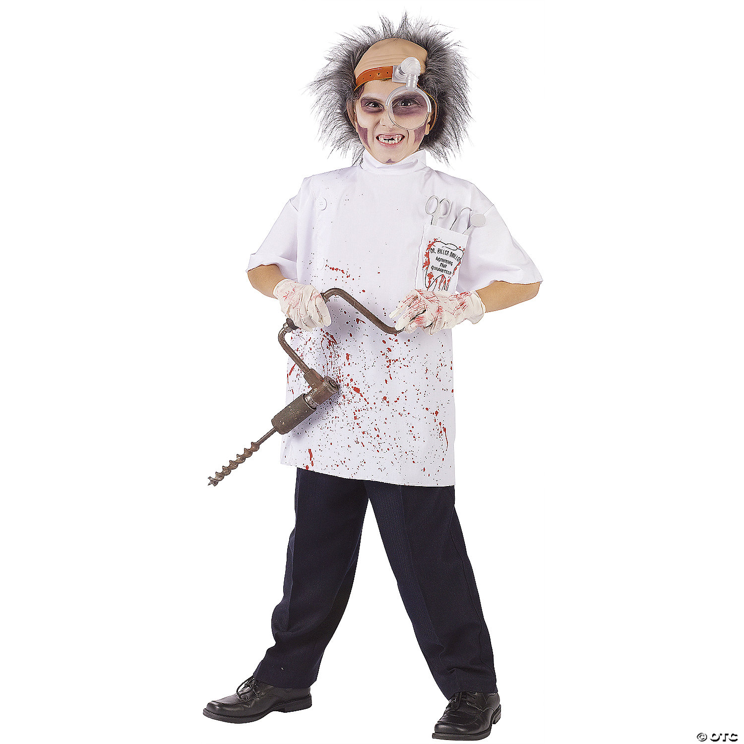 BOY'S DR. KILLER DRILLER COSTUME - HALLOWEEN