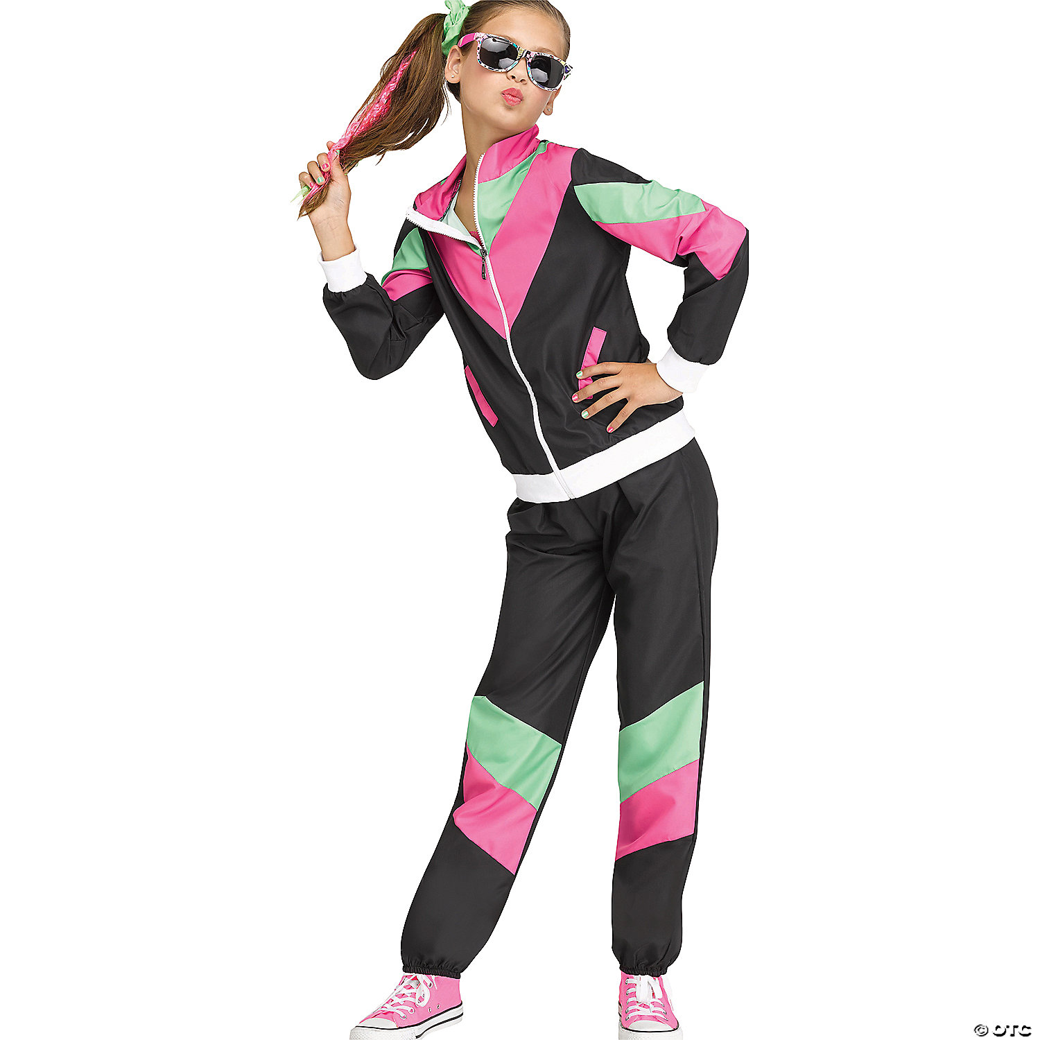 CHILD'S 80'S TRACK SUIT-LG - HALLOWEEN