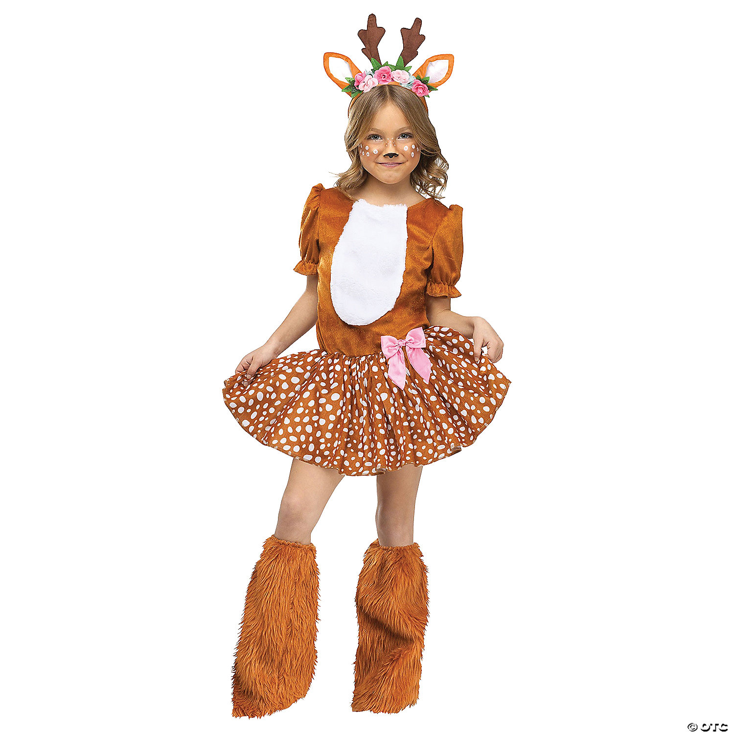 GIRL'S OH DEER-LG - HALLOWEEN