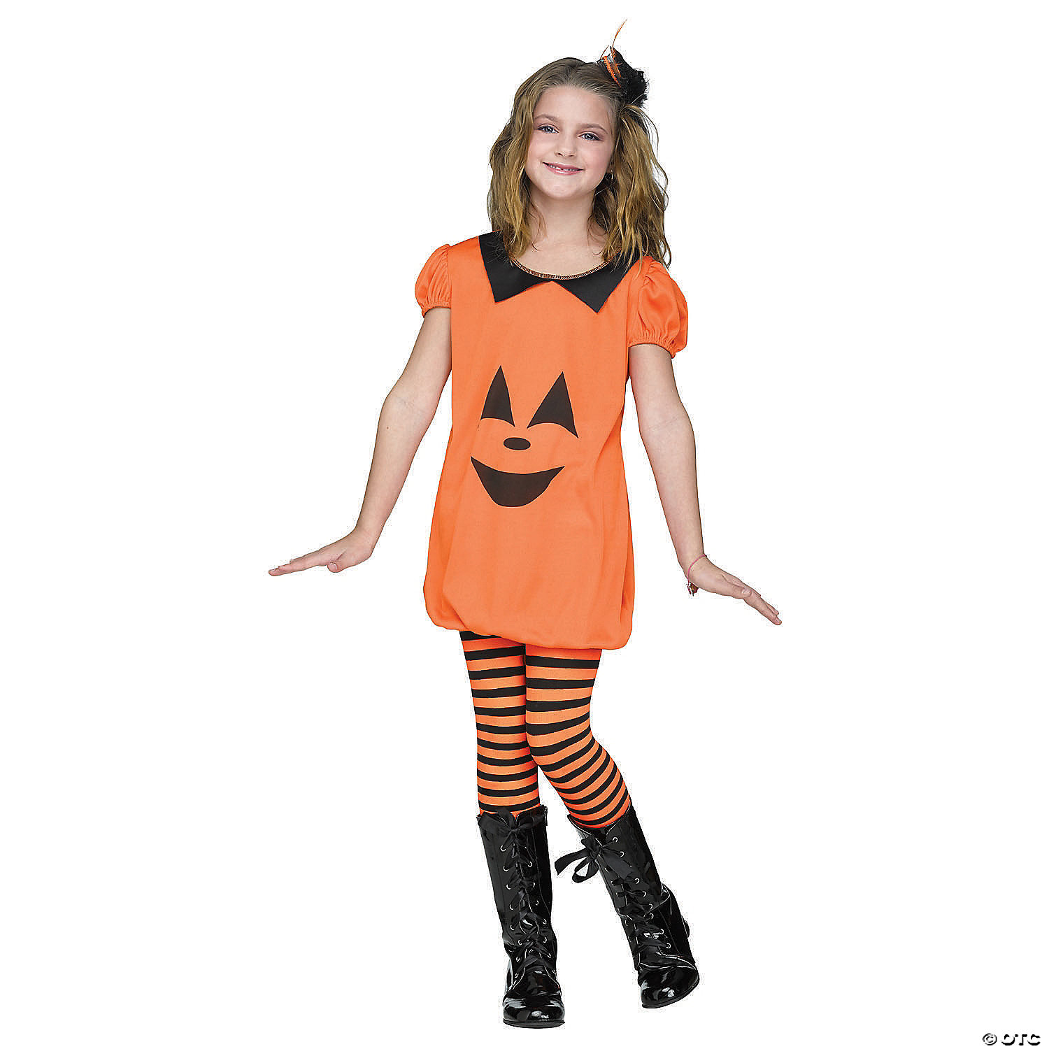 PUMPKIN ROMPER  CH LRG 12-14 - HALLOWEEN