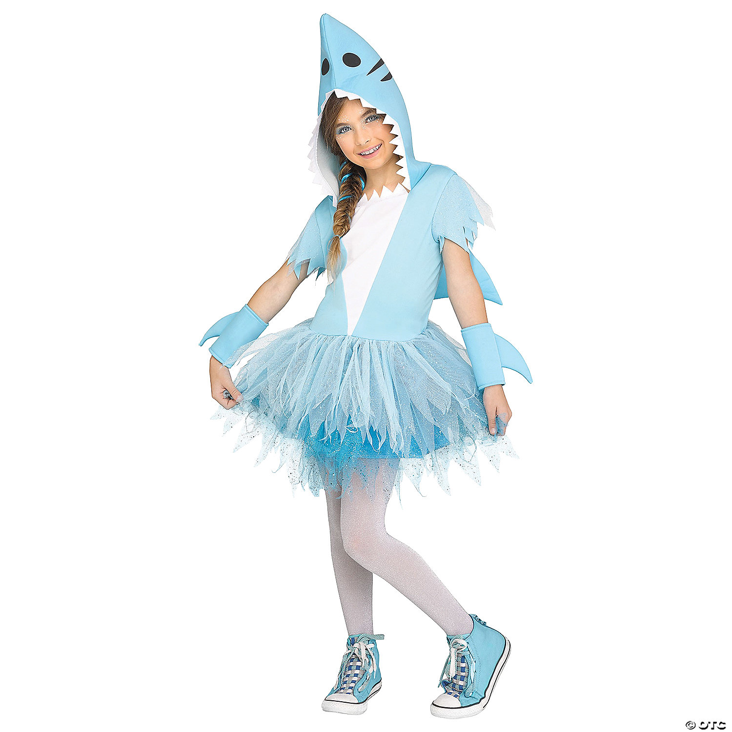 GIRL'S SHARK-LG - HALLOWEEN