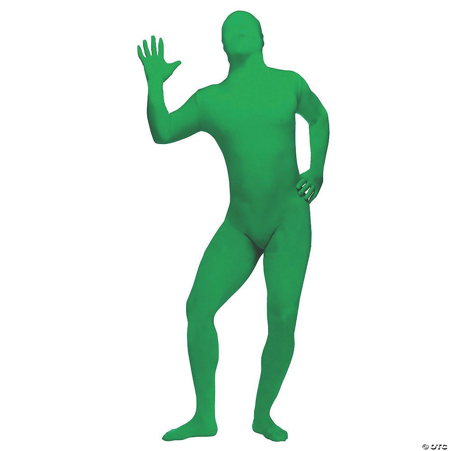 SKIN SUIT GREEN ADULT STANDARD - HALLOWEEN