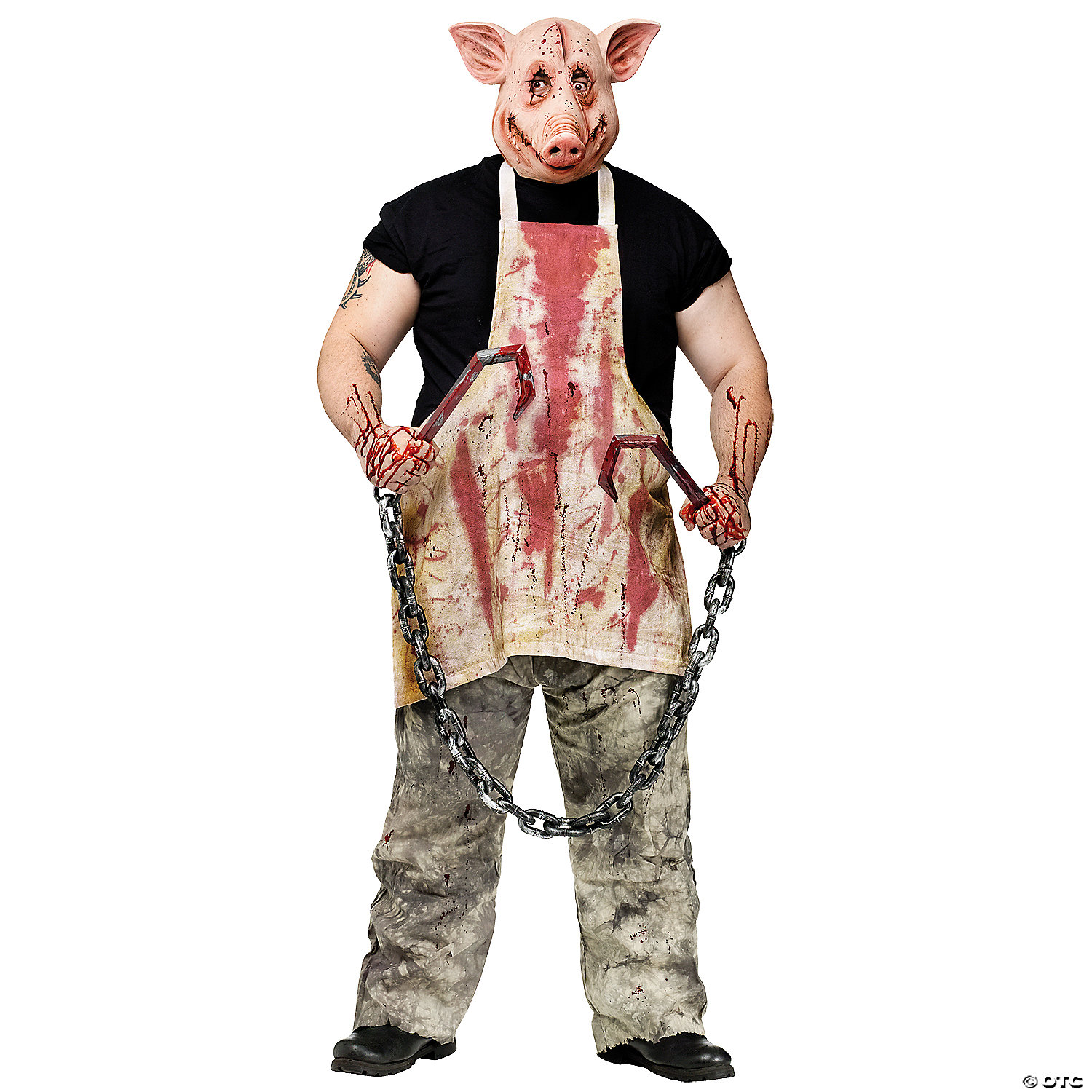 MEN'S PIG BUTCHER COSTUME - HALLOWEEN