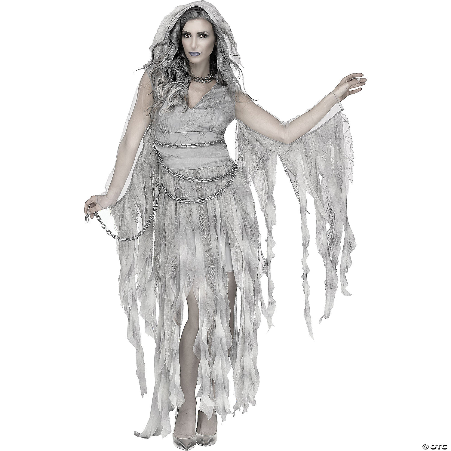 WOMEN'S ENCHANTED GHOST COSTUME - HALLOWEEN