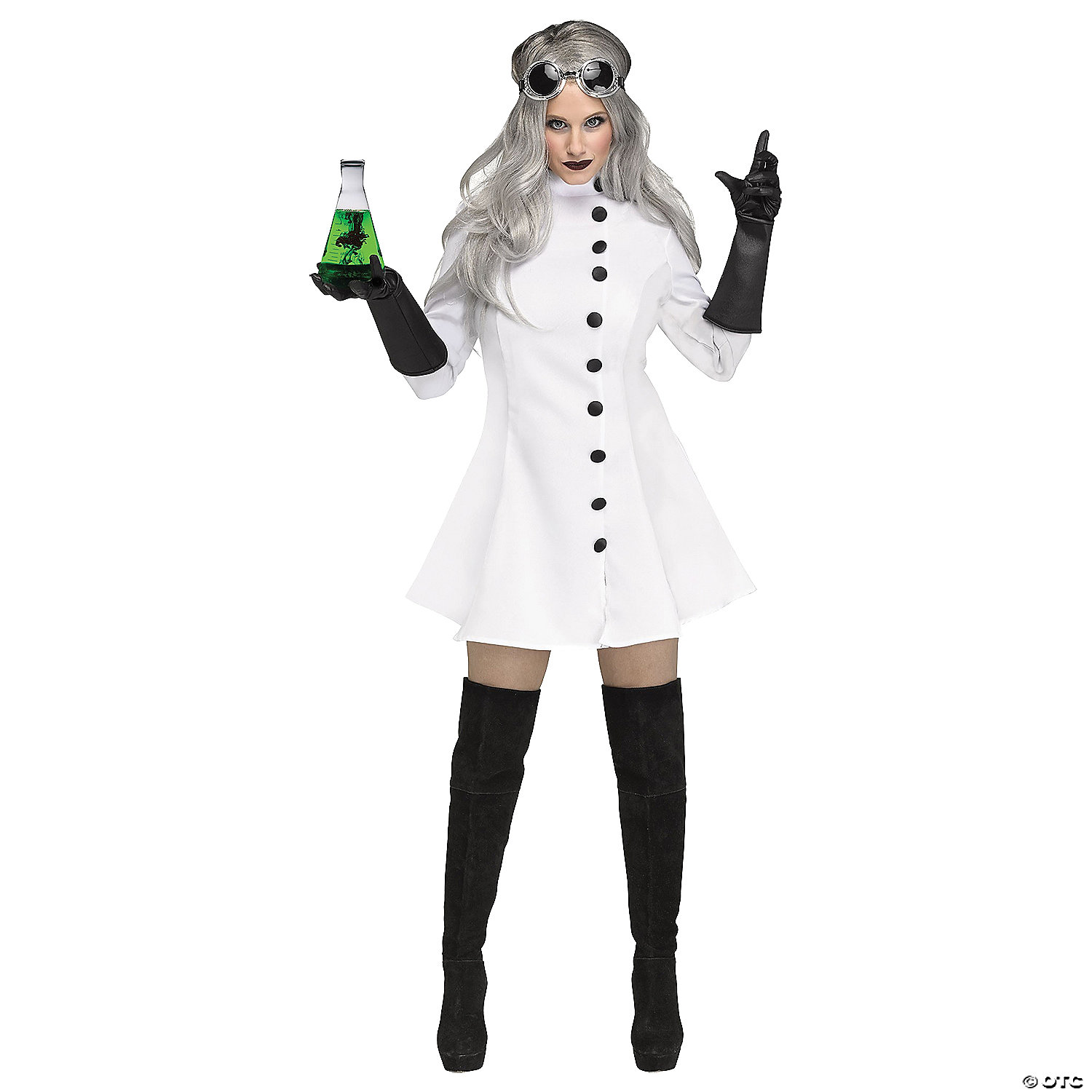 WOMEN'S MAD SCIENTIST COSTUME - HALLOWEEN