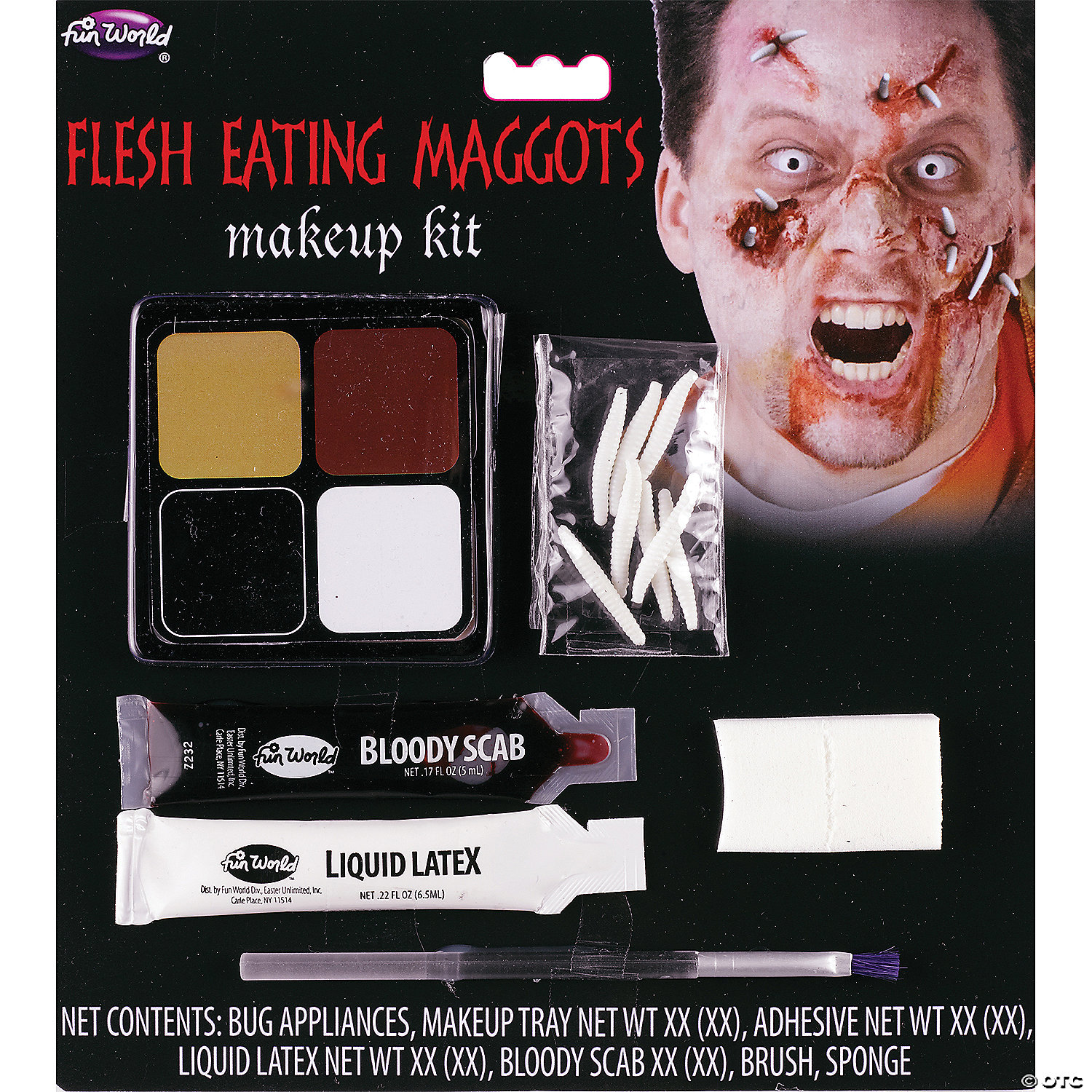 CREEPY CRAWLERS MAKEUP KITS-FLESH EATING - HALLOWEEN