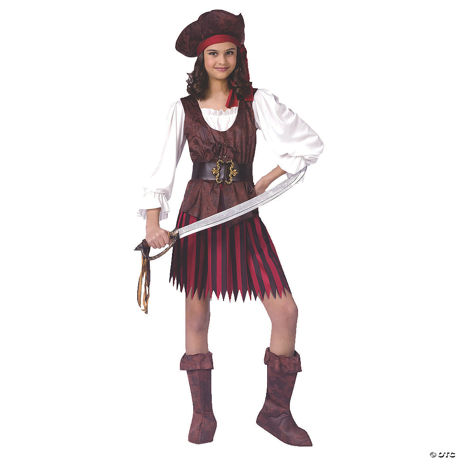 HIGH SEAS BUCCANEER GRL MED - HALLOWEEN