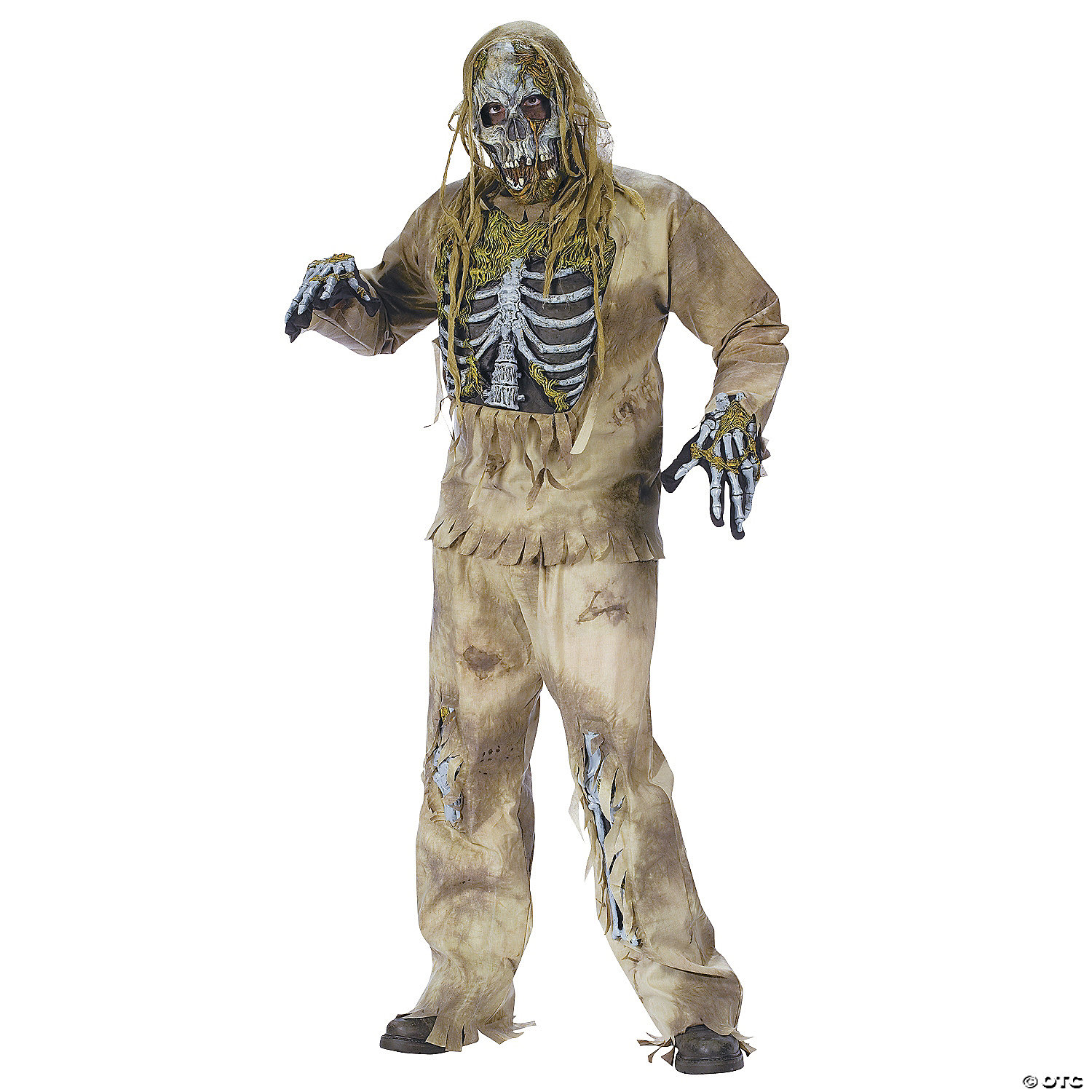 SKELETON ZOMBIE ADULT - HALLOWEEN