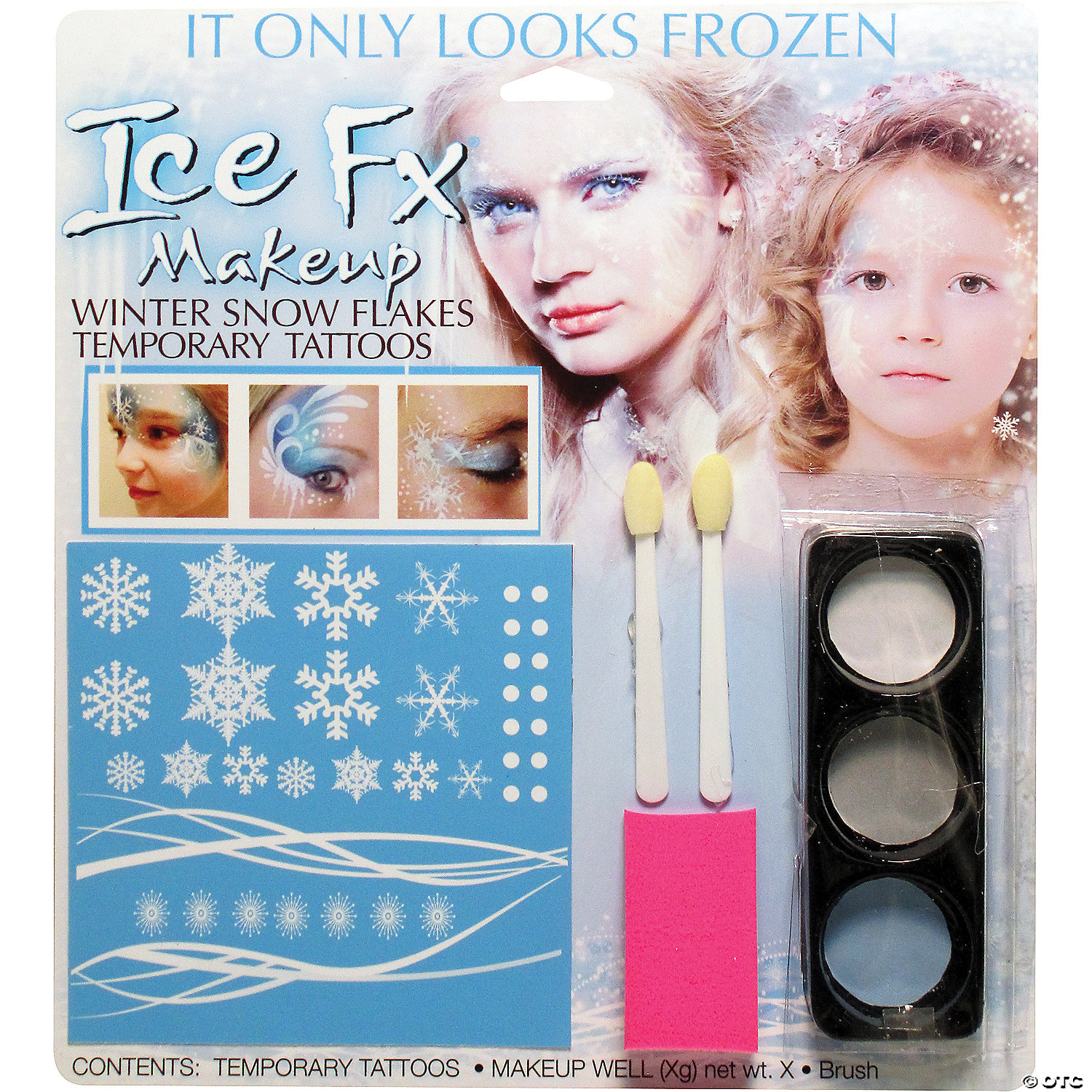 SNOW FLAKE MAKE UP KIT - CHRISTMAS