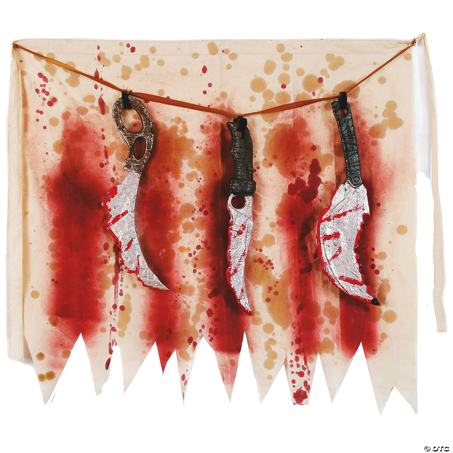 BUTCHER APRON WITH KNIVES - HALLOWEEN