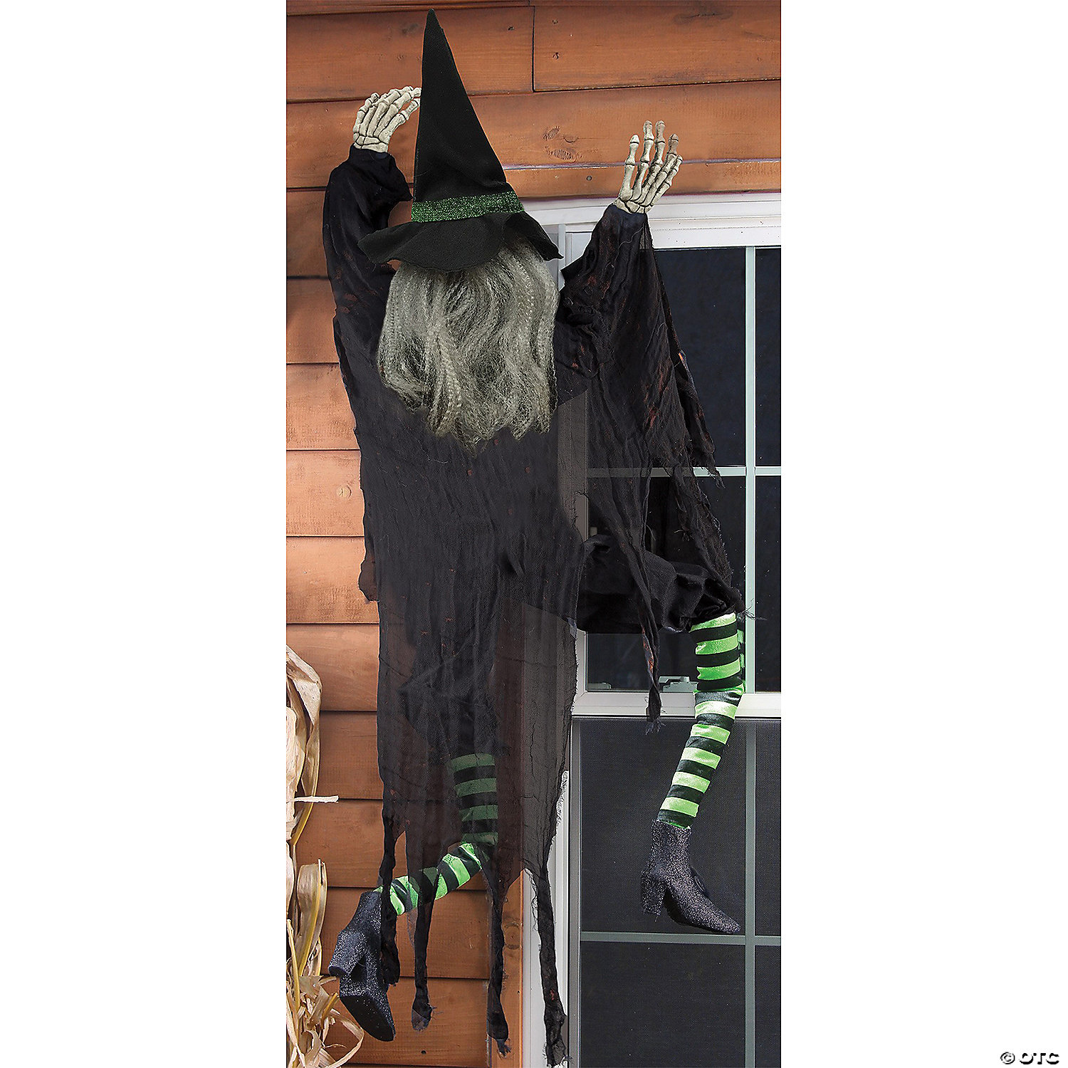 CLIMBING WITCH DECORATION - HALLOWEEN