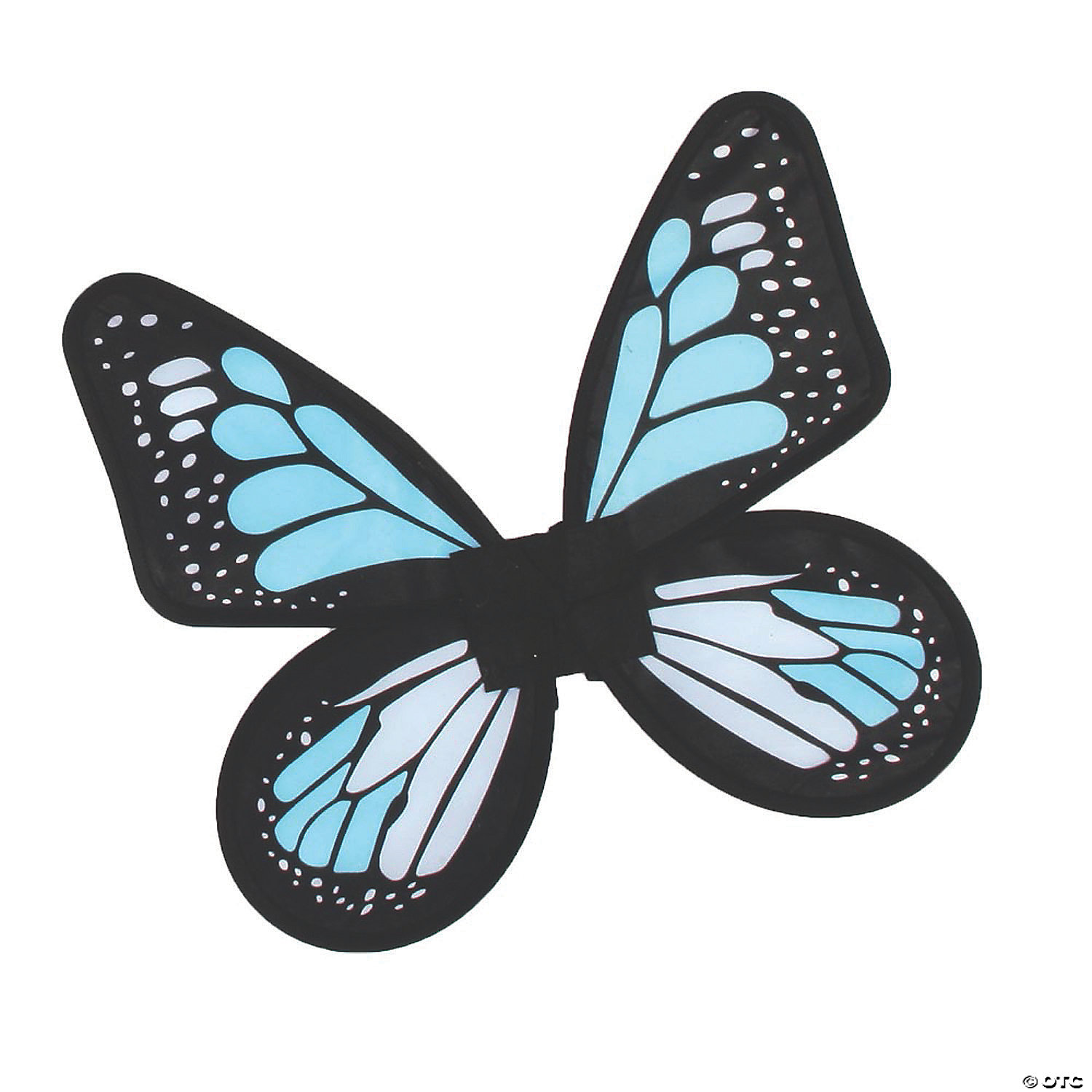 WINGS BUTTERFLY SATIN CH BLUE/ - HALLOWEEN