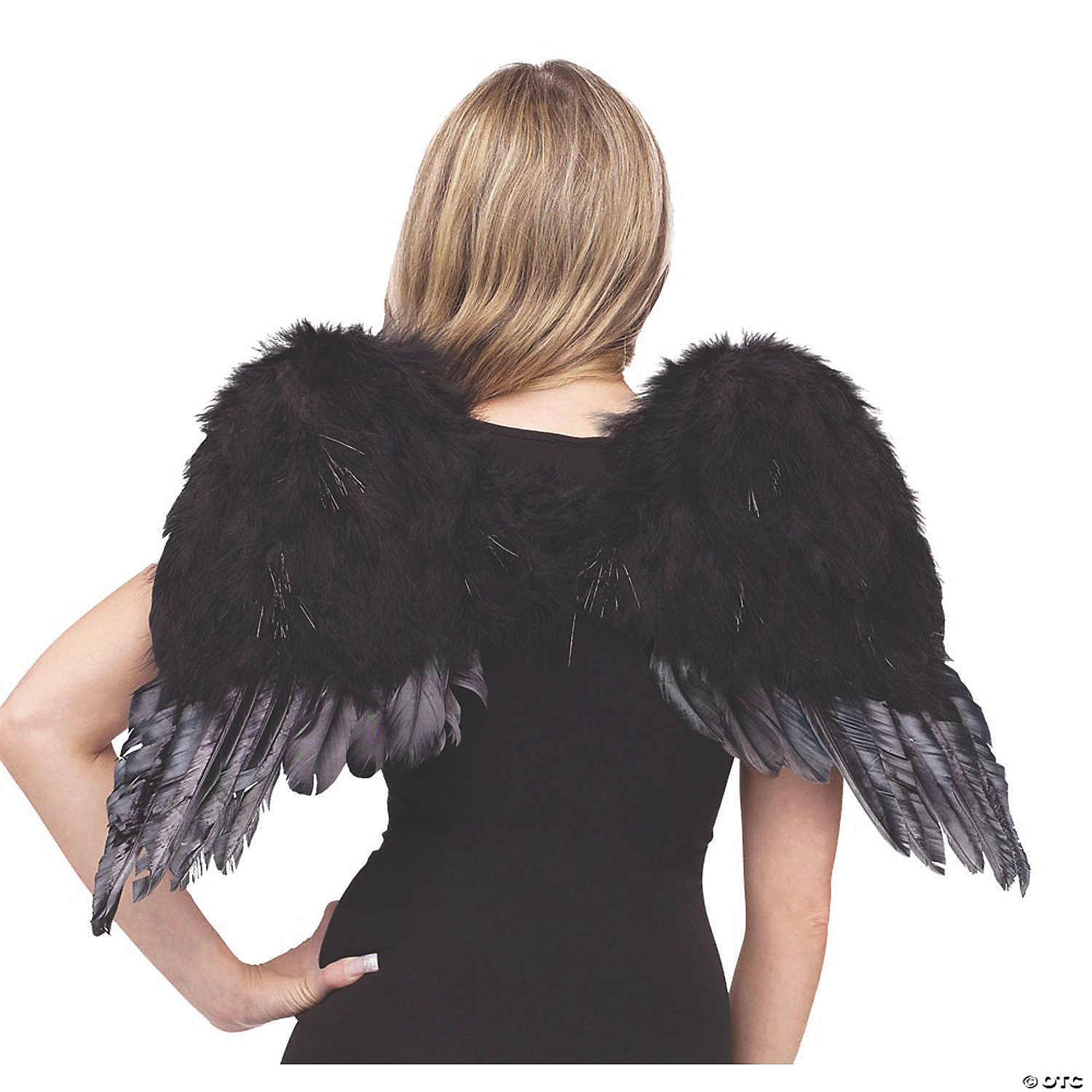 ANGEL WINGS FEATHR CHLD BLK - HALLOWEEN