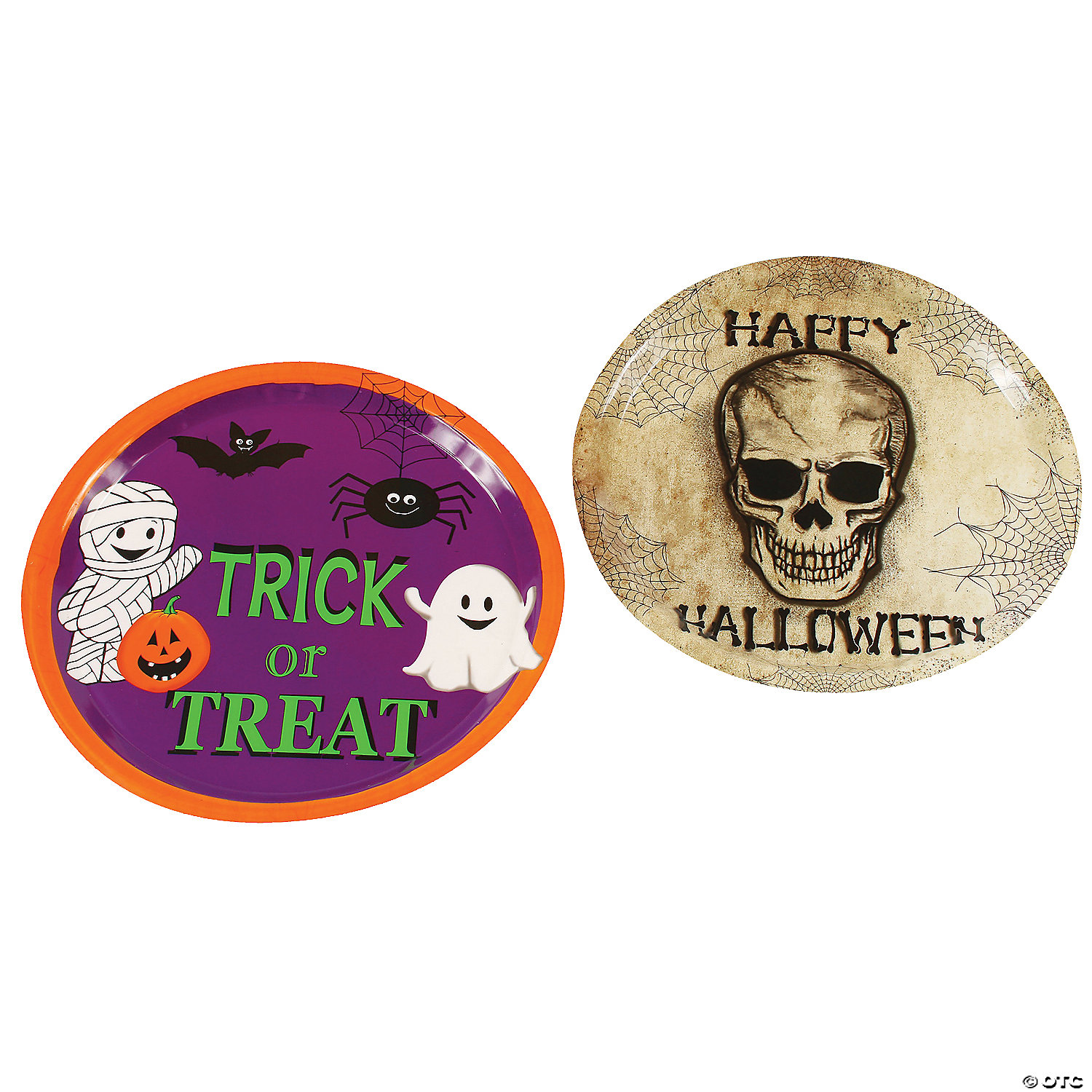 SPOOKY ROUND PARTY TRAY - HALLOWEEN