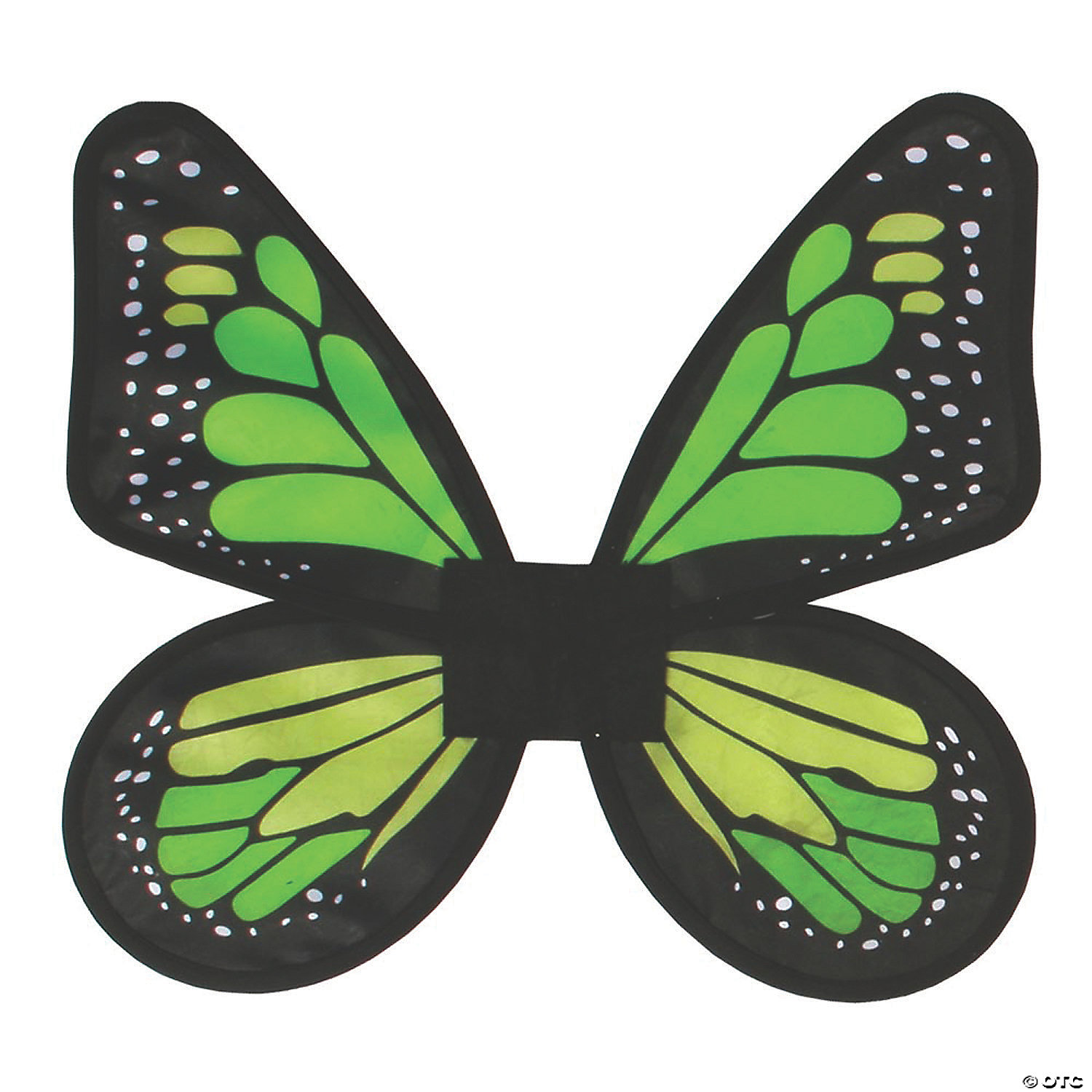 WINGS BUTTERFLY SATIN AD GREEN - HALLOWEEN