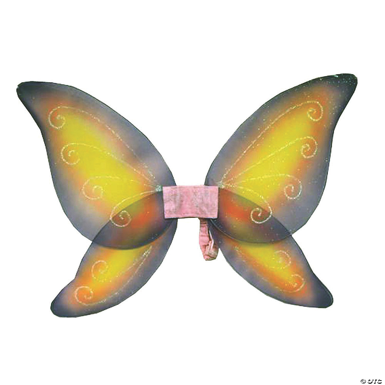 WINGS CHILD FAIRY PINK YELLOW - HALLOWEEN