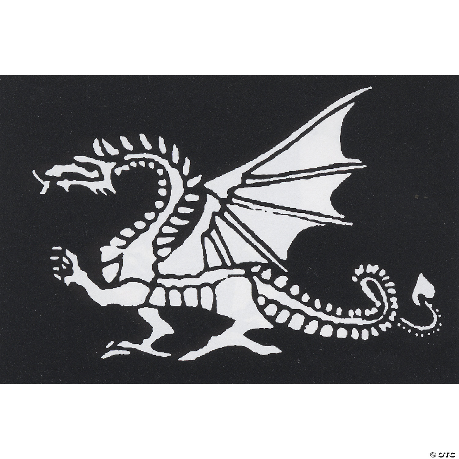 BRASS DRAGON STENCIL - HALLOWEEN