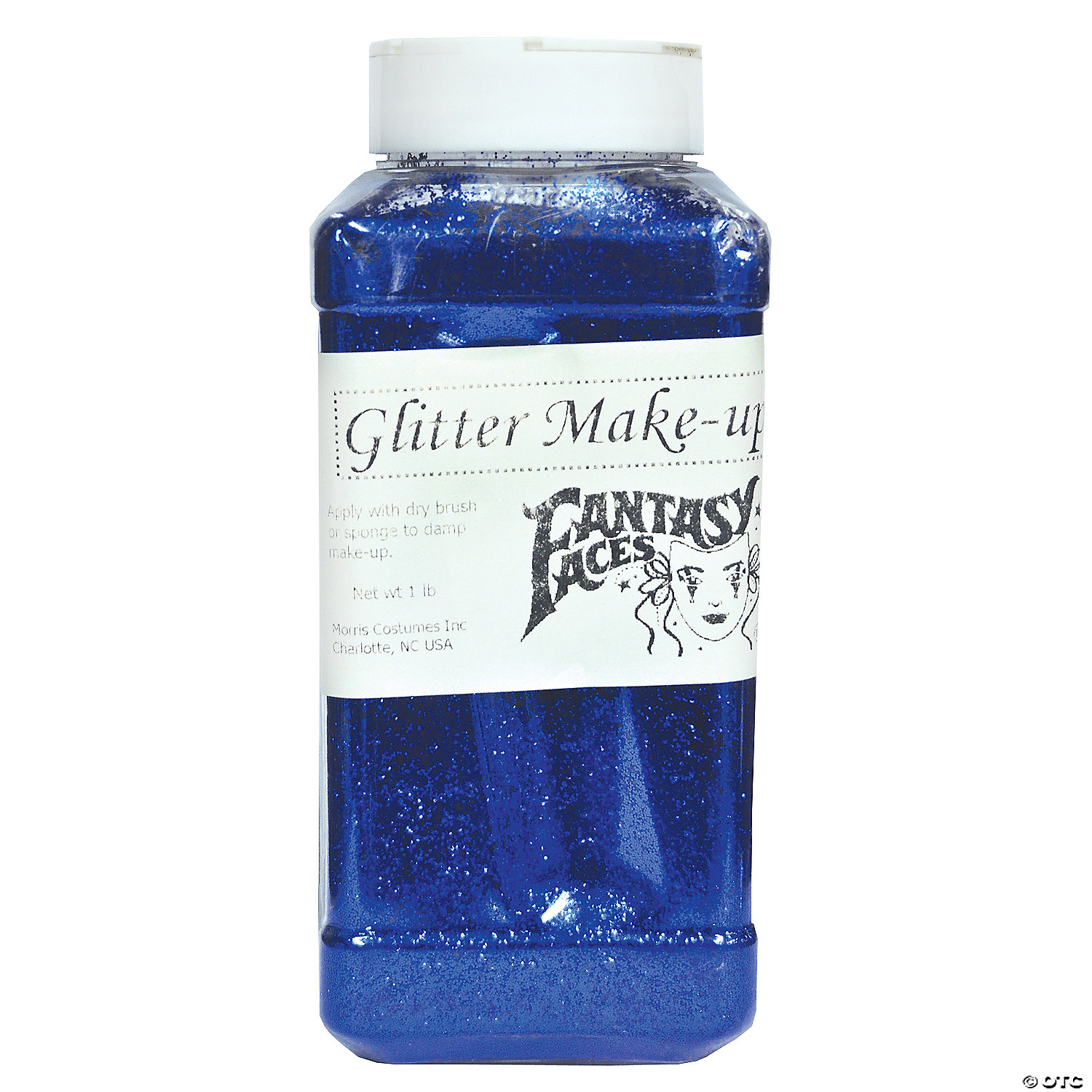 BLUE GLITTER MAKEUP - HALLOWEEN