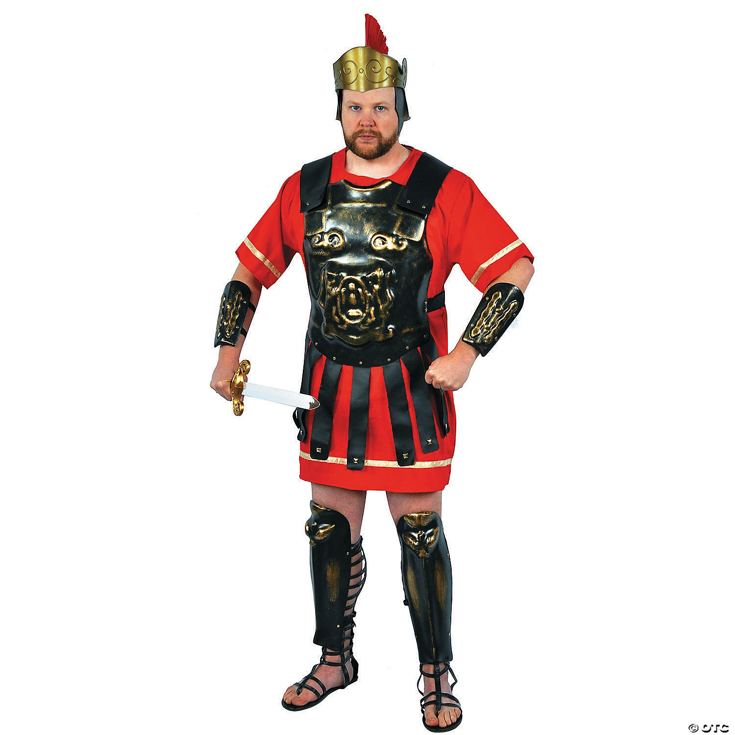 ROMAN ARMOUR WITH GOLD WASH