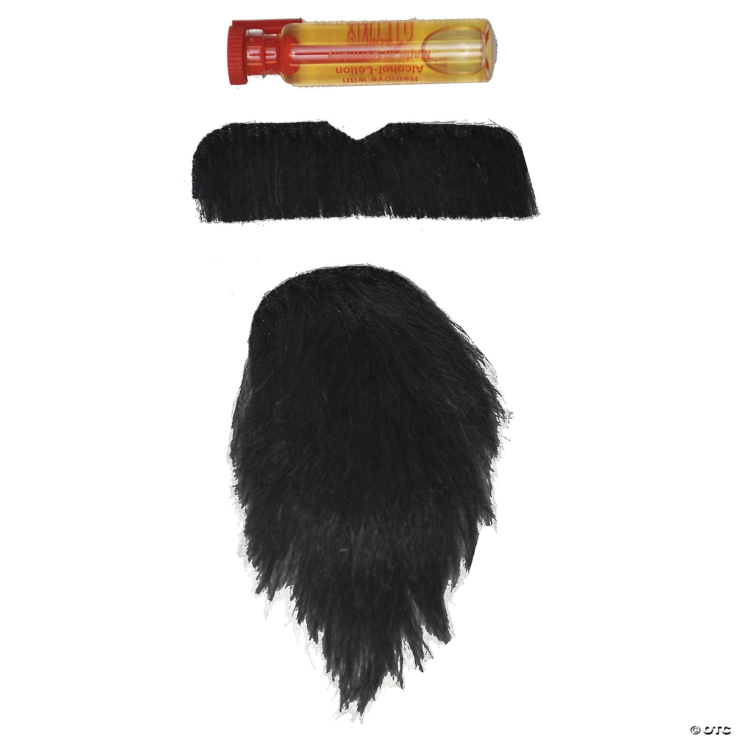 MUSTACHE AND GOATEE SET-BLACK - HALLOWEEN