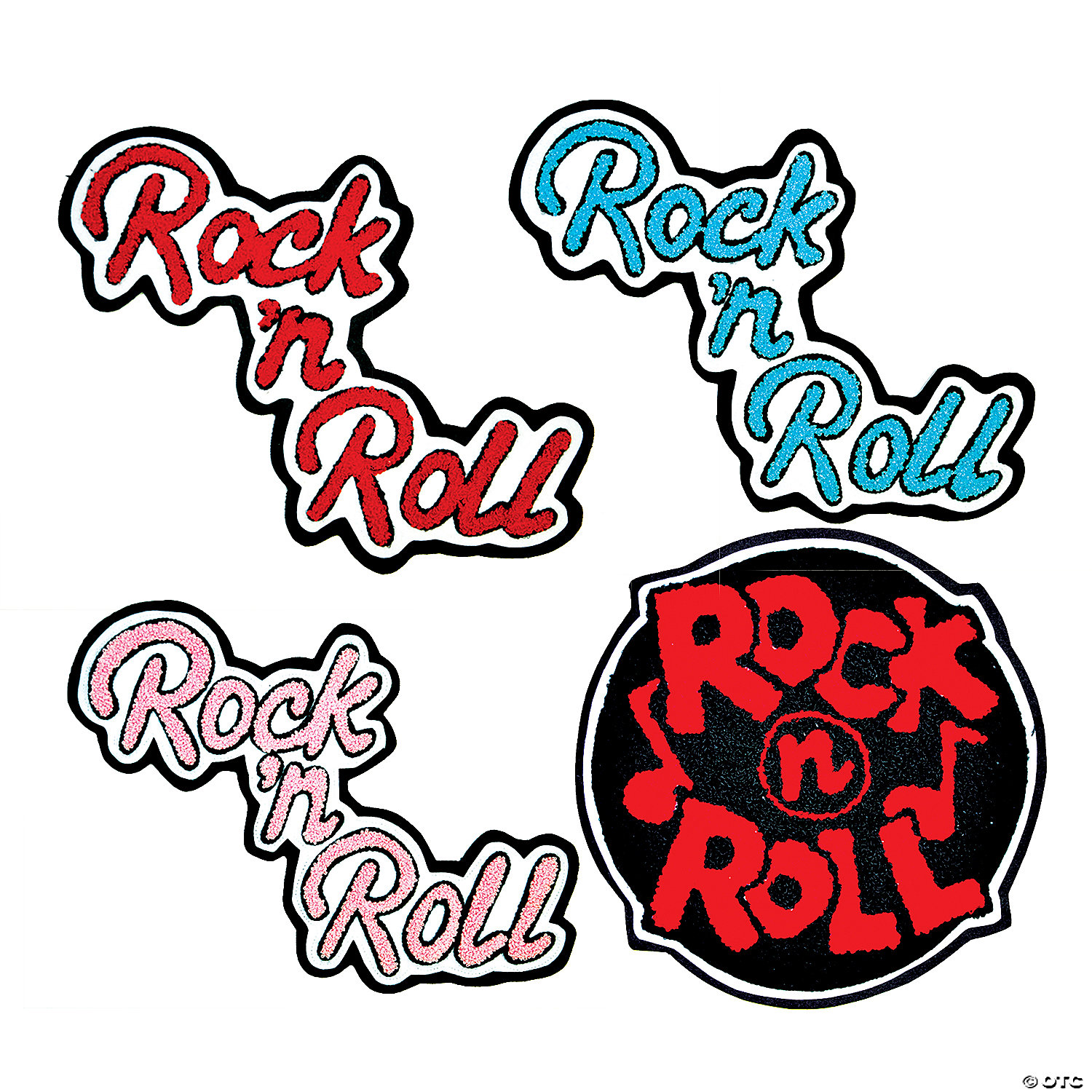 ROCK N ROLL CHENILLE PATCH - HALLOWEEN