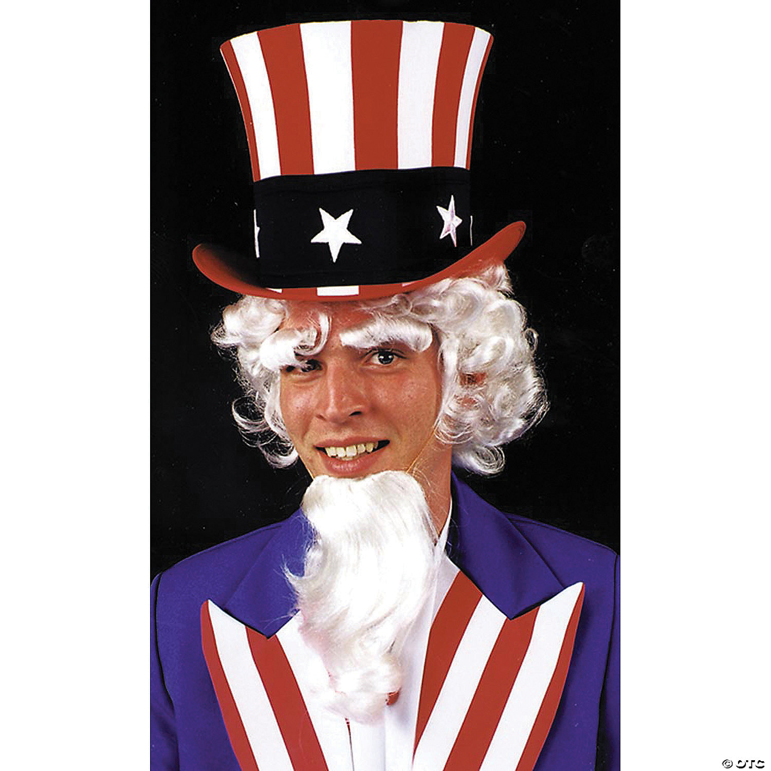 UNCLE SAM WIG GOATEE EYEBROW G - HALLOWEEN