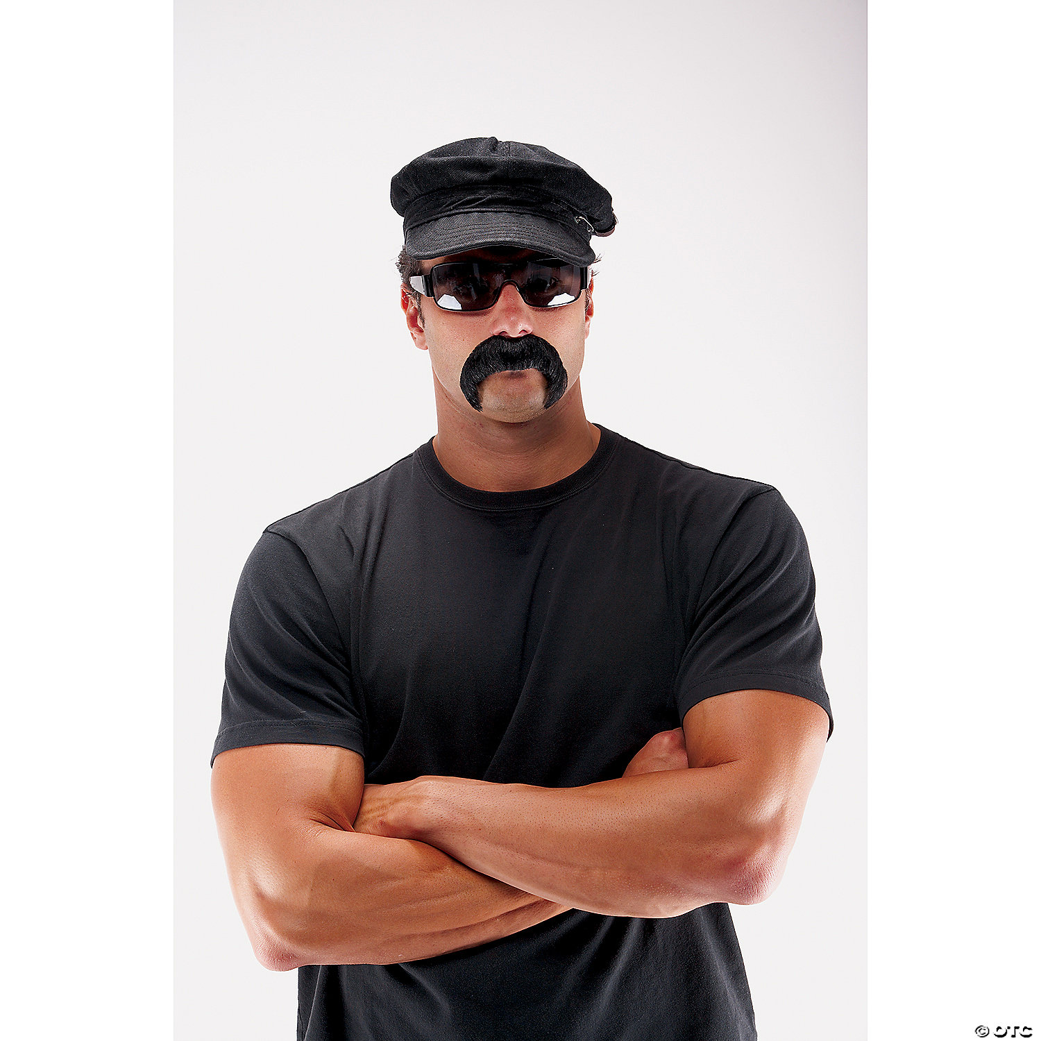 BLACK BIKER MUSTACHE - HALLOWEEN