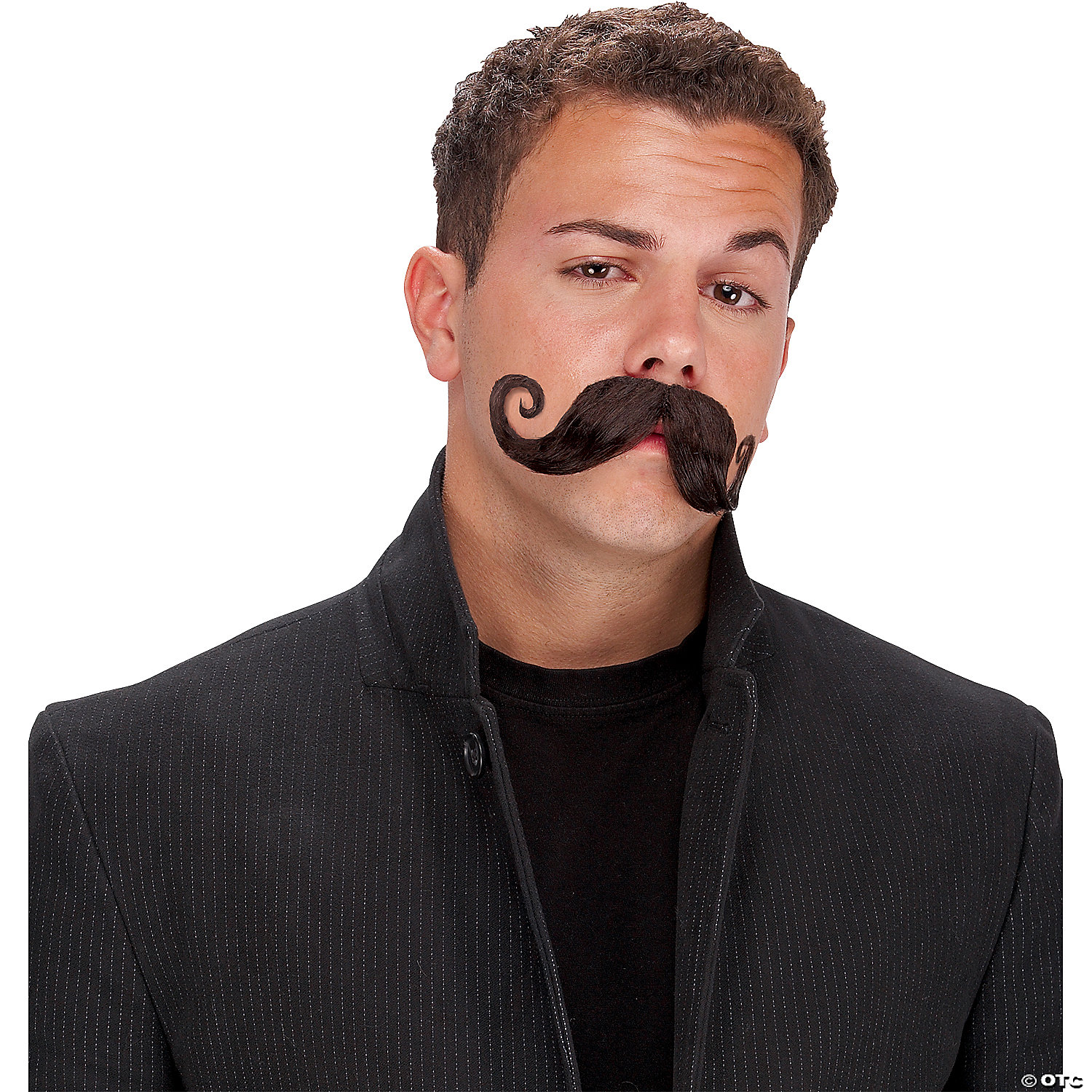 BLACK HANDLE BAR MUSTACHE - HALLOWEEN