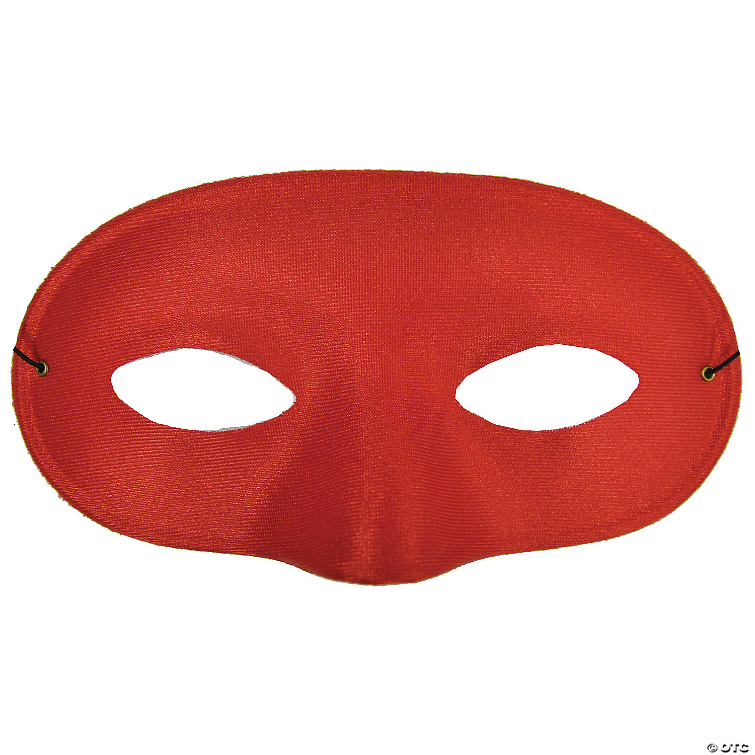 SATIN HALF MASK-RED - HALLOWEEN