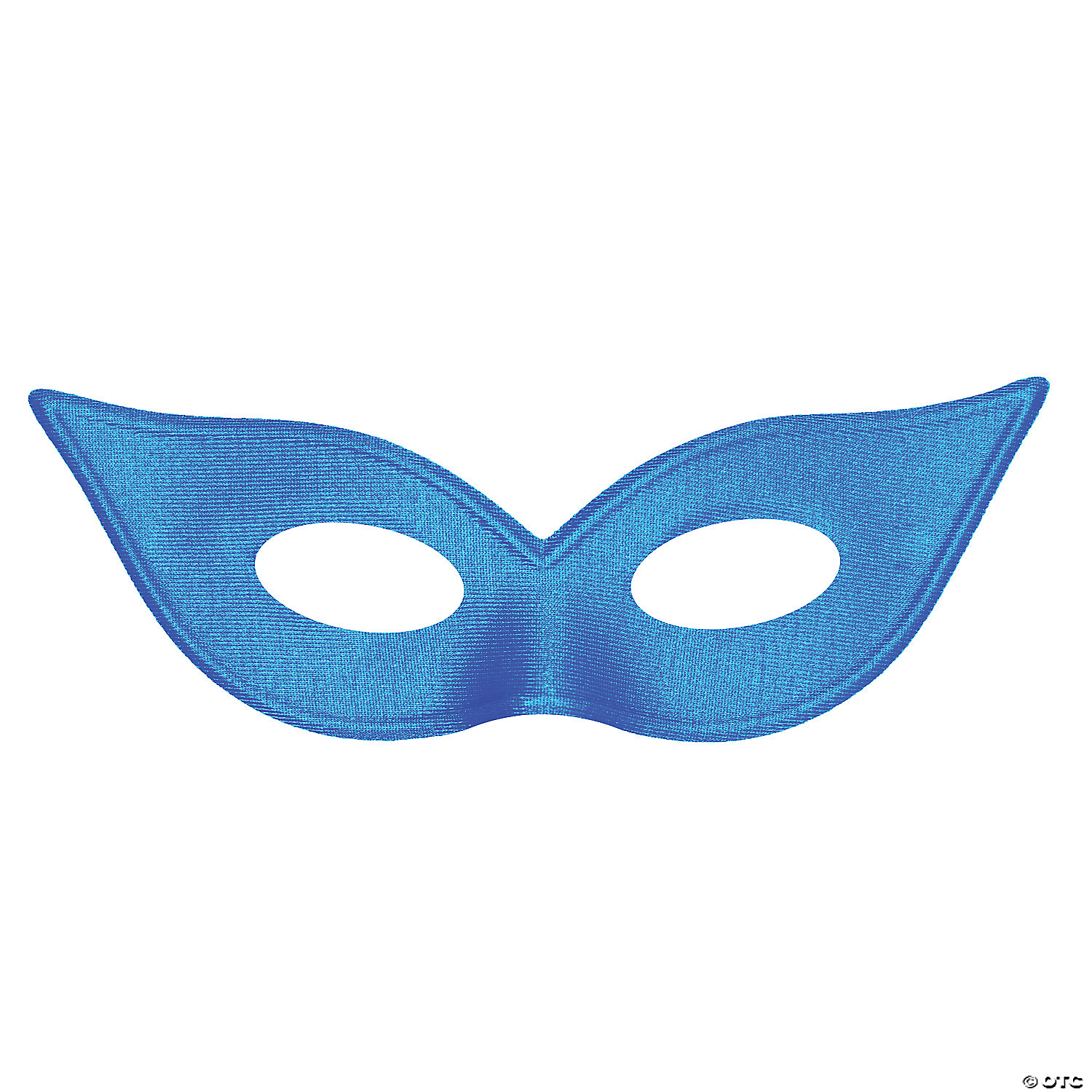 SATIN HARLEQUIN MASK-BLUE - HALLOWEEN