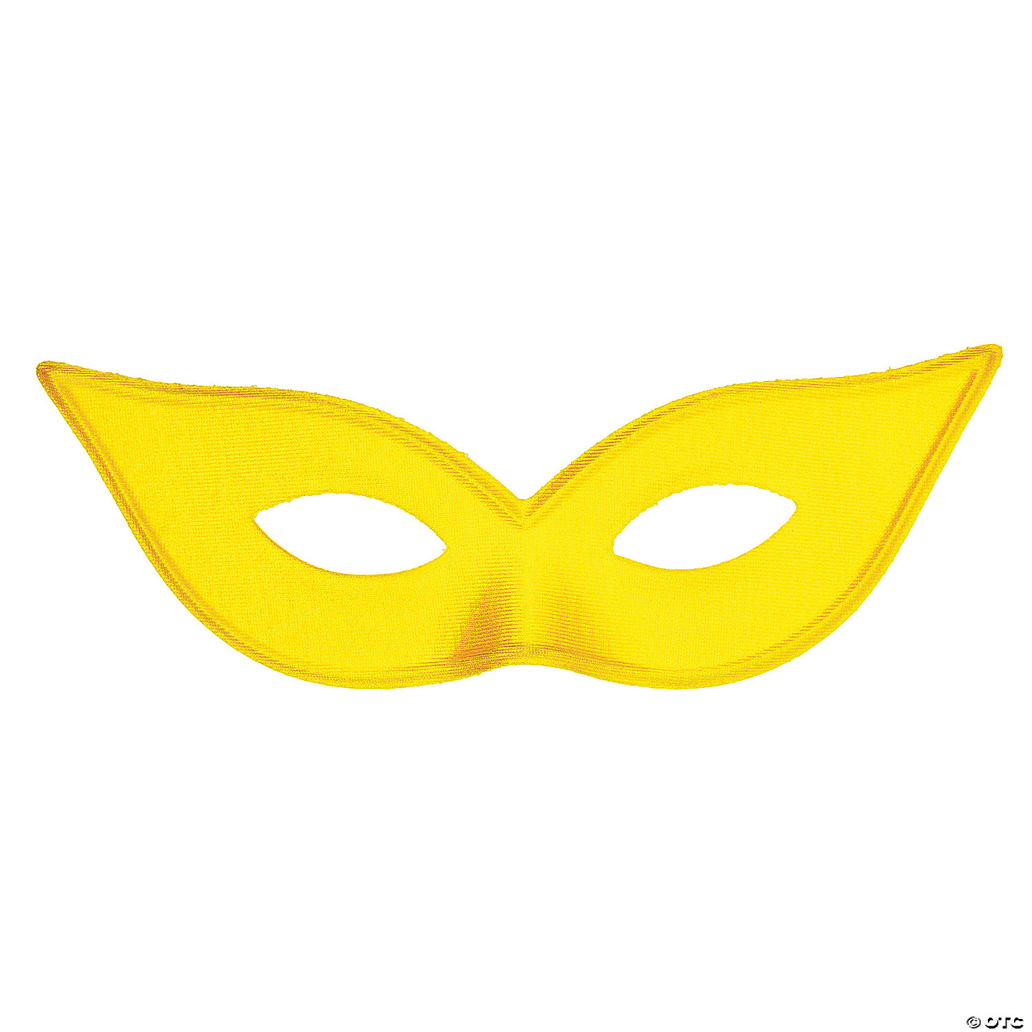 SATIN HARLEQUIN MASK-GOLD - HALLOWEEN