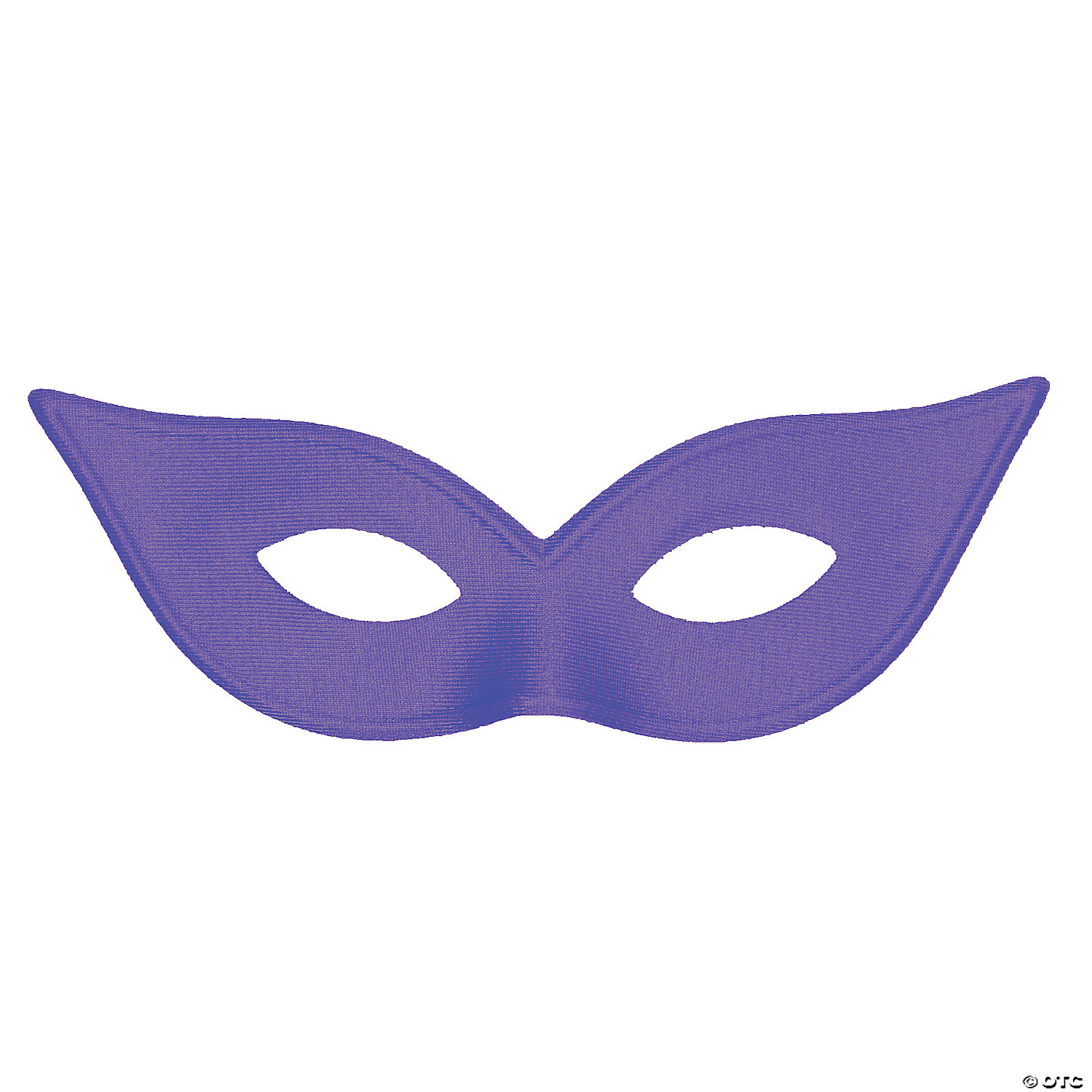 SATIN HARLEQUIN MASK-PURPLE - HALLOWEEN