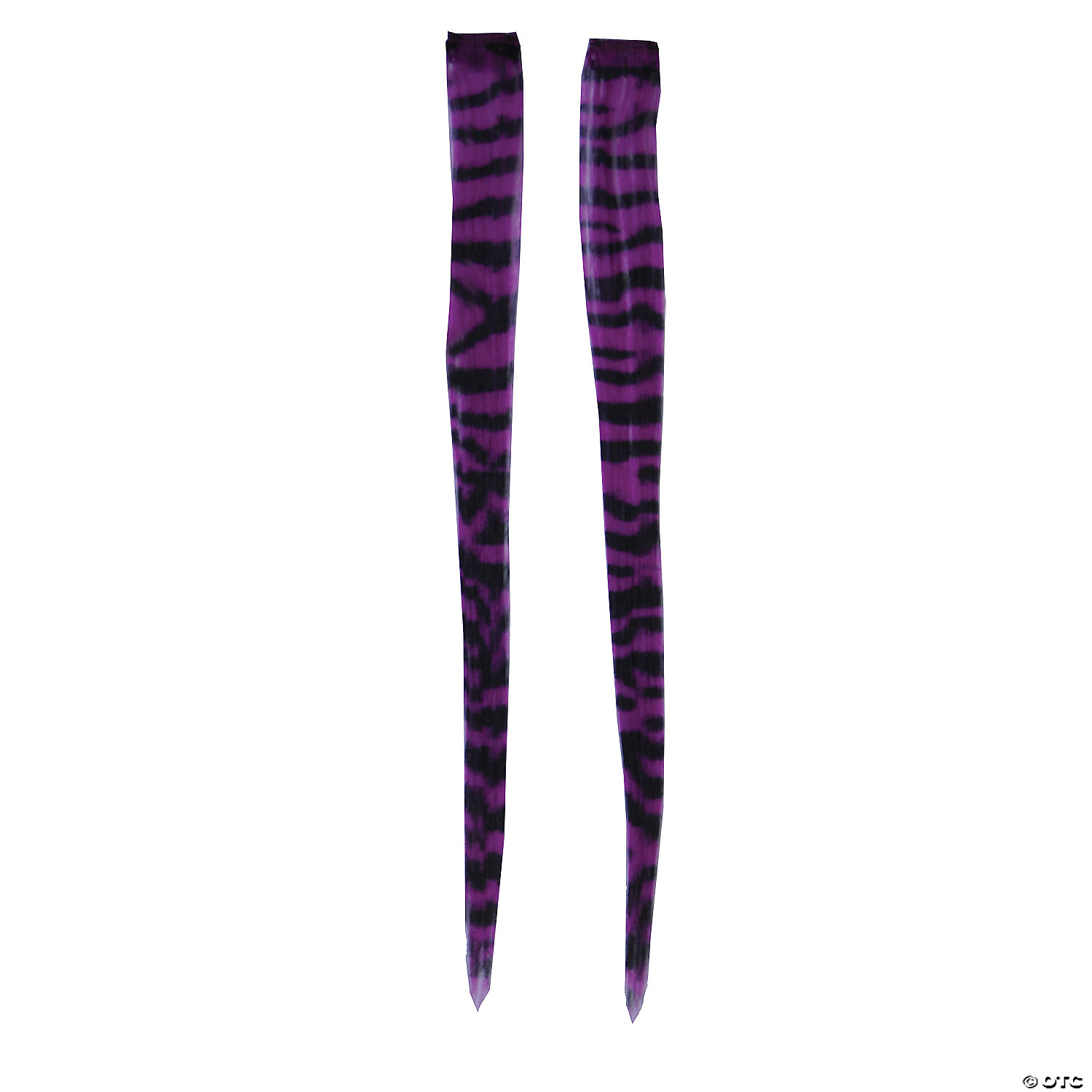 HAIR EXTENSION PURPLE ZEBRA - HALLOWEEN