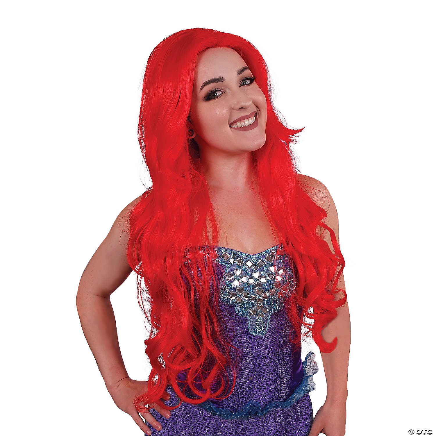 ADULT MERMAID GIRL WIG - HALLOWEEN