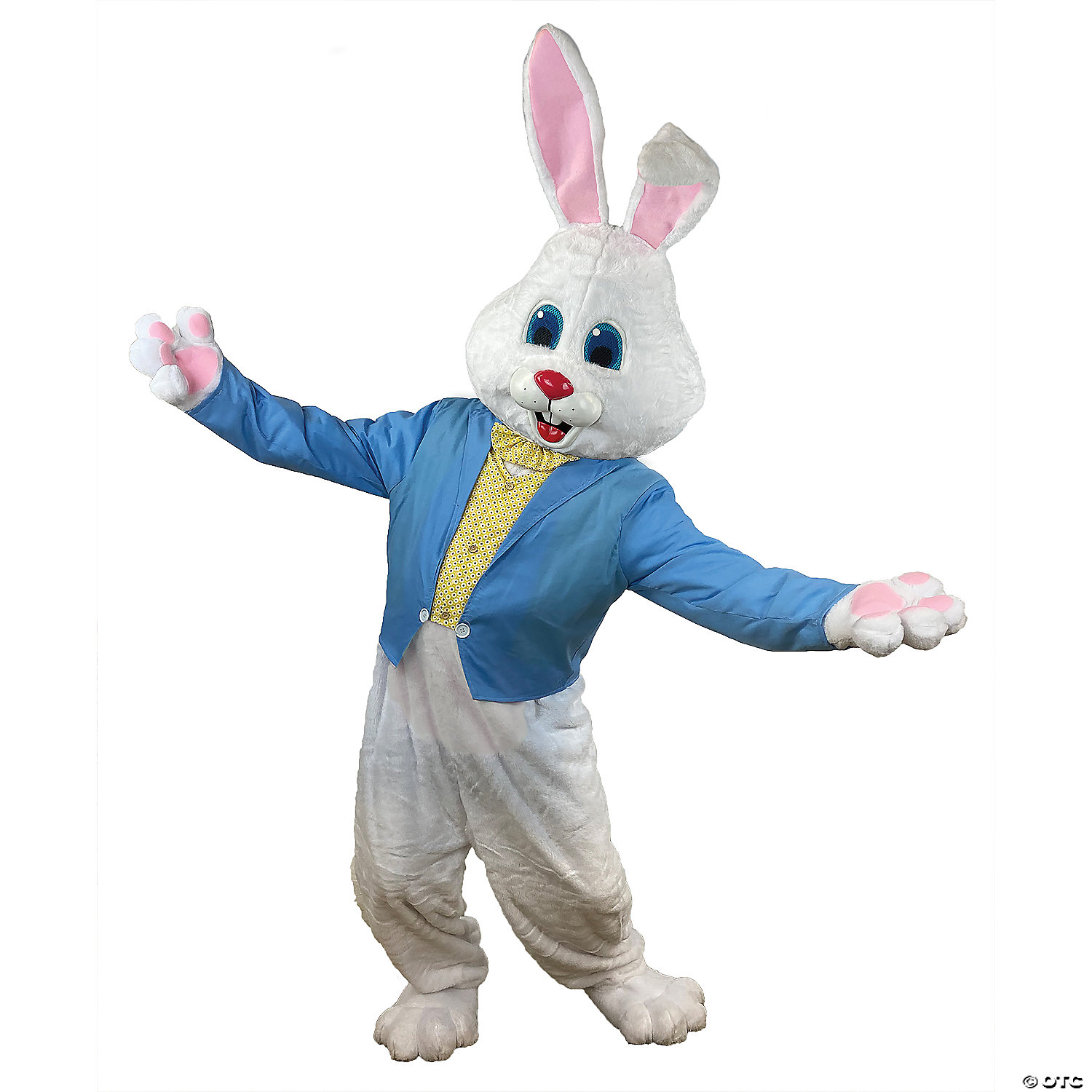 ADLT EASTER BUNNY FAUX YELLOW VEST - EASTER