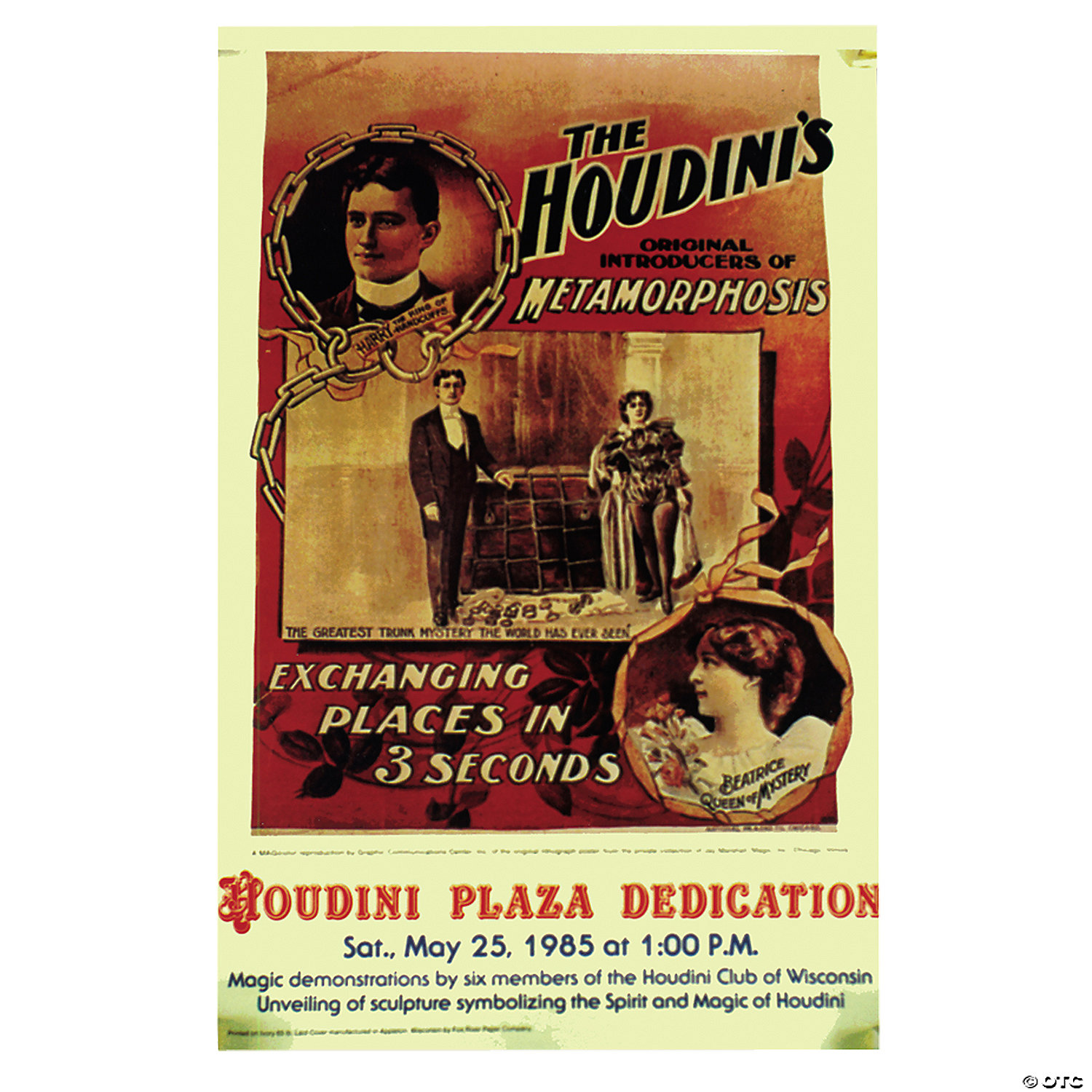 HOUDINI METAMORPHOSIS POSTER - HALLOWEEN