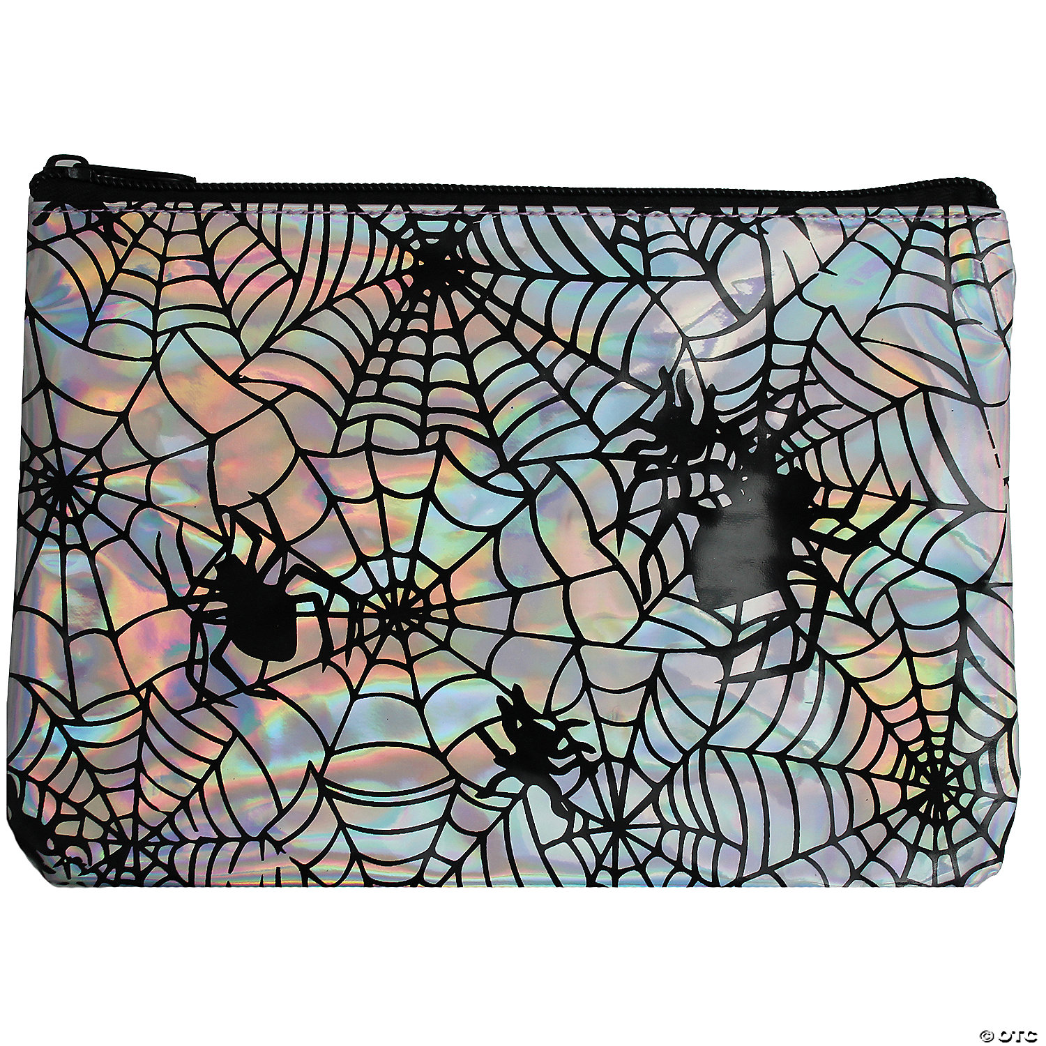 IRIDESCENT SPIDER MAKEUP BAG - HALLOWEEN