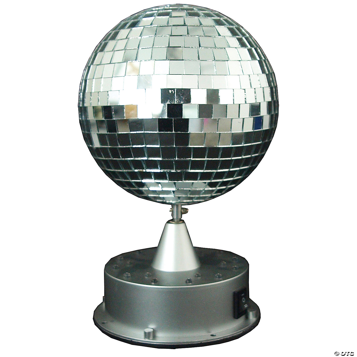 MIRROR BALL WITH LED BASE - NEW YEAR'S